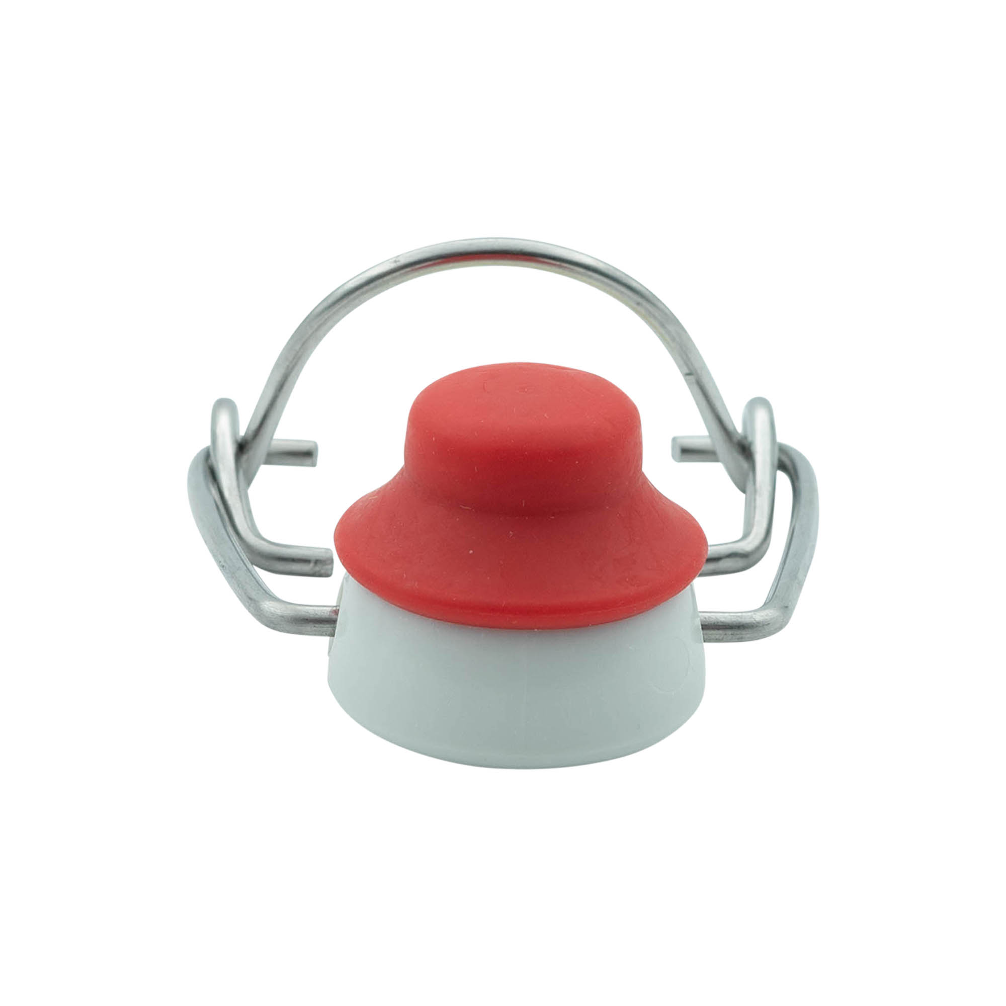 Speciāla izmēra skava, plastmasa, sarkani-balts Speciāla izmēra skava, plastmasa, sarkani-balts