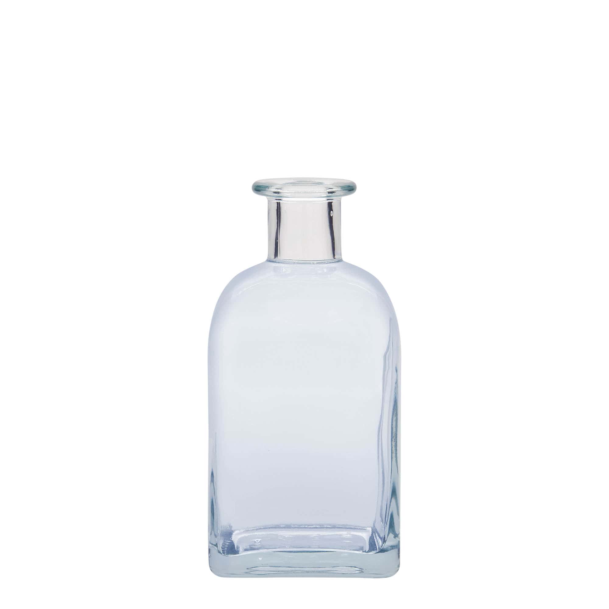 350 ml stikla pudele, farmācijas, 'Carré', kvadrātiska, aizdare: korķis