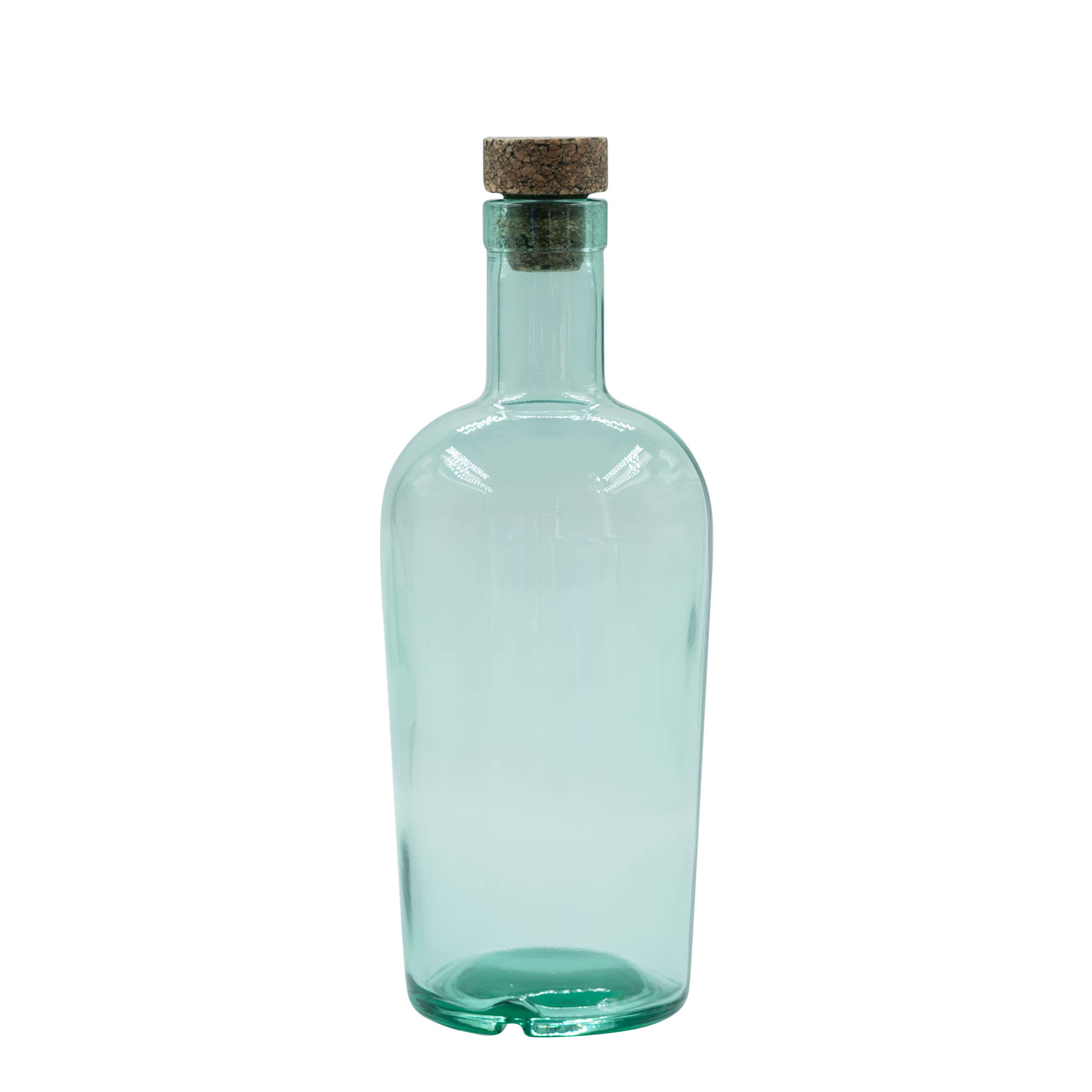 700 ml stikla pudele 'Teo Light', atvere: korķis