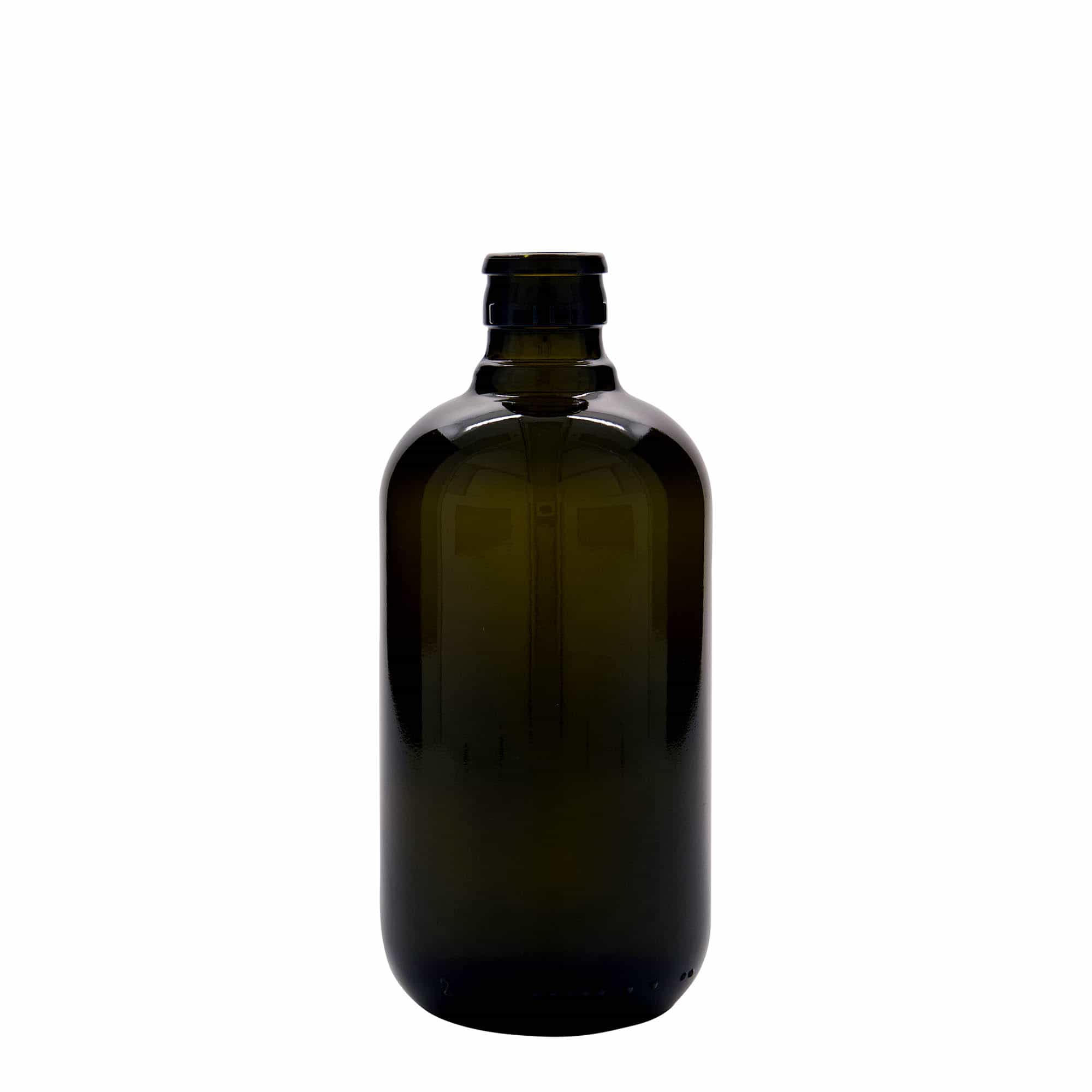 500 ml etiķe/eļļas pudele 'Biolio', stikla, antīki zaļa, aizdare: DOP 500 ml etiķe/eļļas pudele 'Biolio', stikla, antīki zaļa, aizdare: DOP