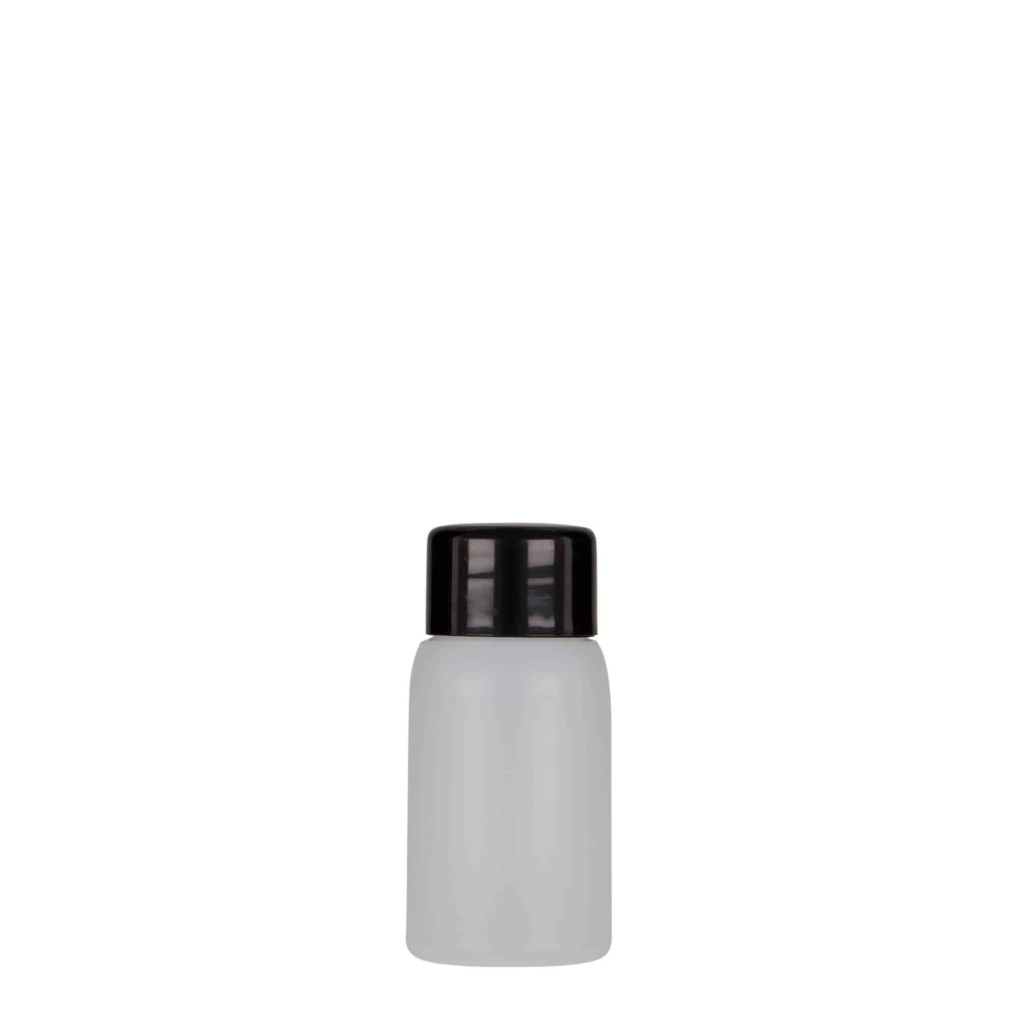30 ml plastmasas pudele 'Tuffy', HDPE, dabīga, atvere: 24/410