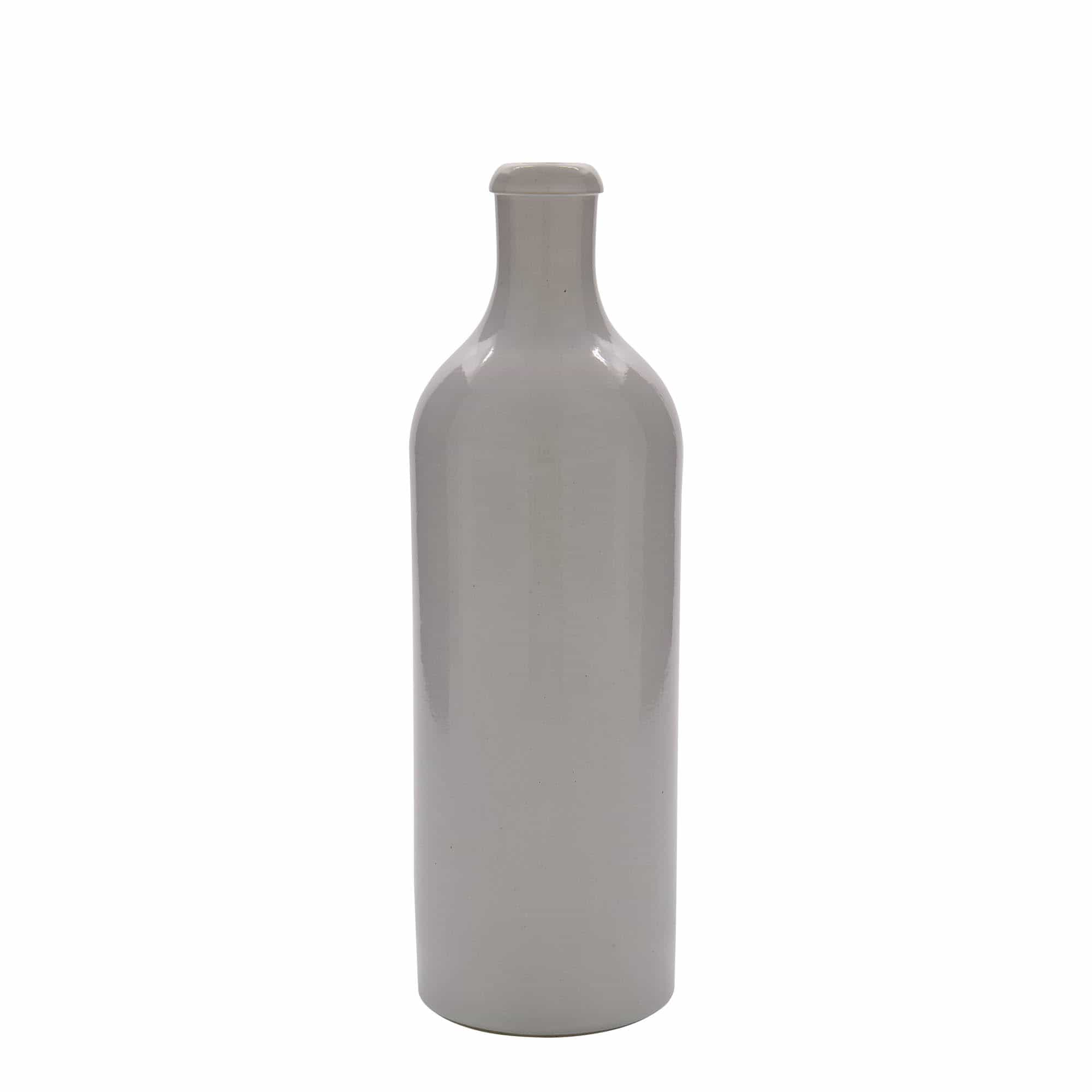 700 ml māla krūka, keramika, balta, aizdare: korķis 700 ml māla krūka, keramika, balta, aizdare: korķis
