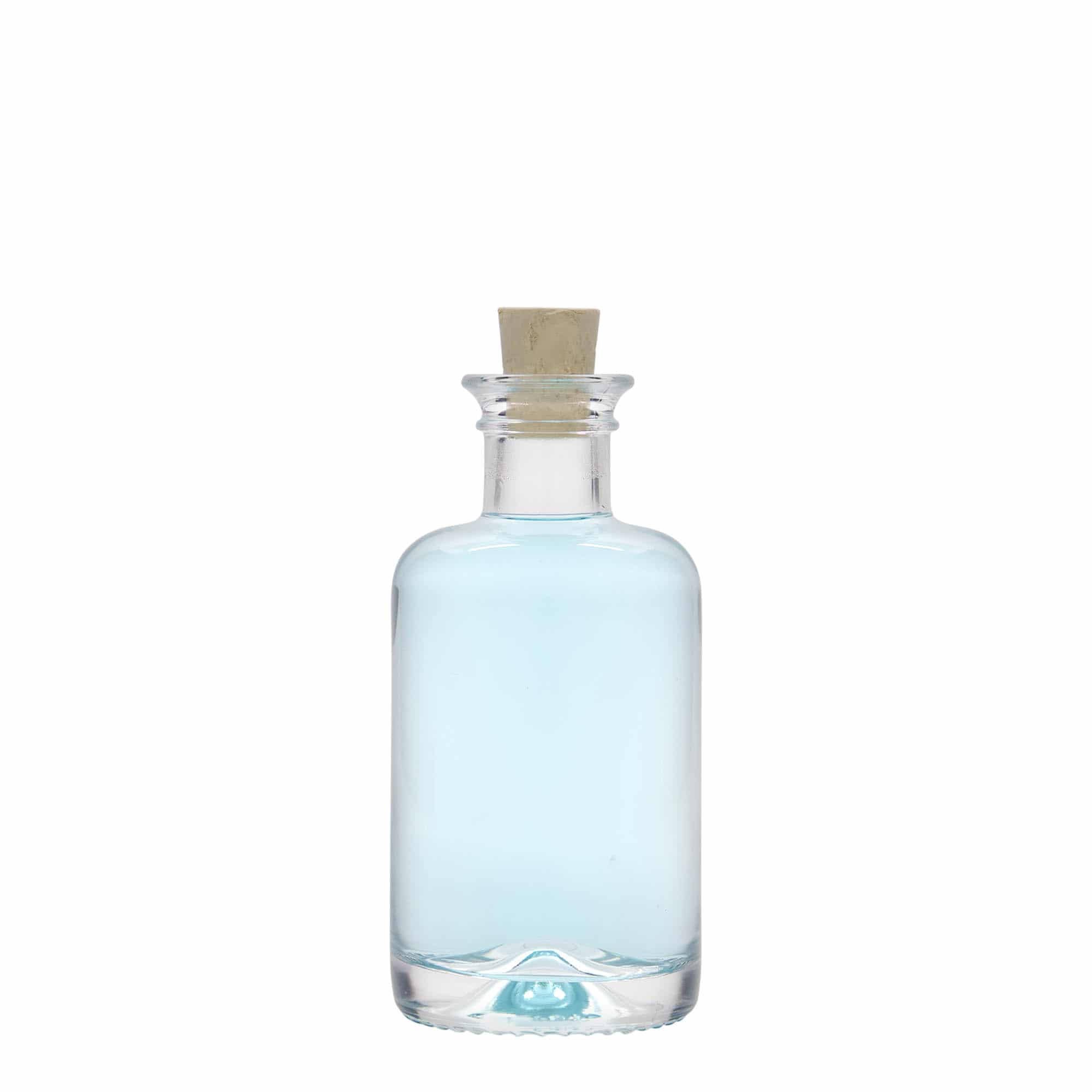 100 ml stikla pudele, farmācijas, aizdare: korķis