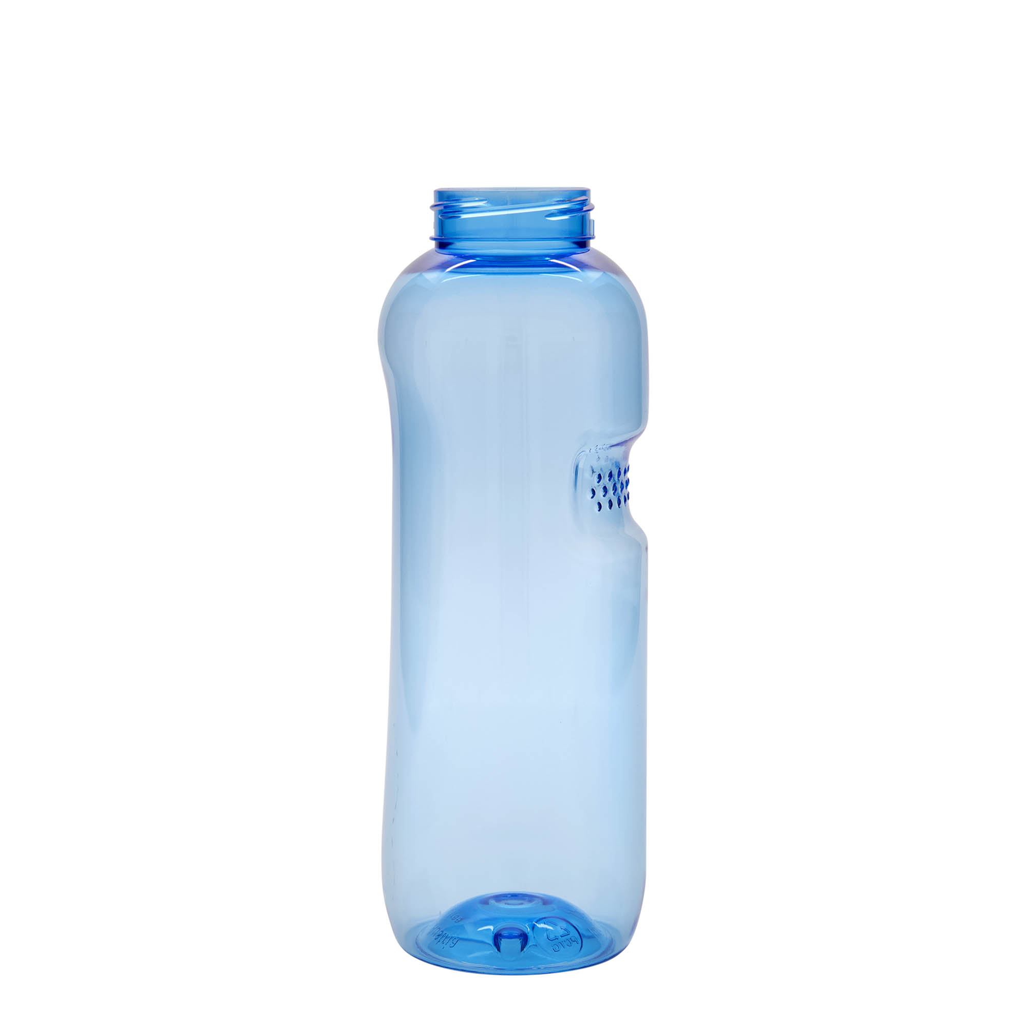 750 ml PET dzeramā pudele 'Kavodrink', plastmasa, zila