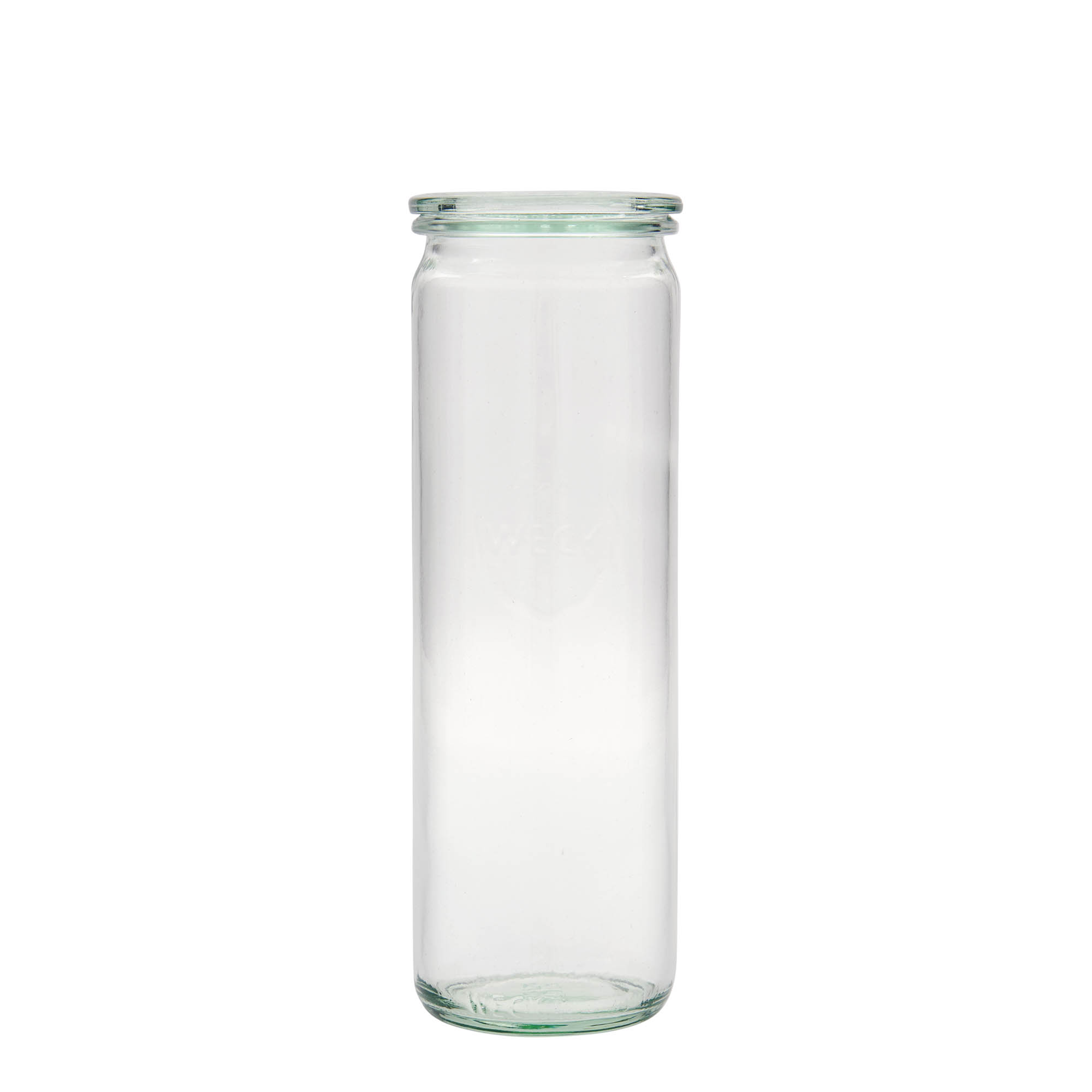 600 ml WECK cilindrveida stikls, atvere: apaļa mala