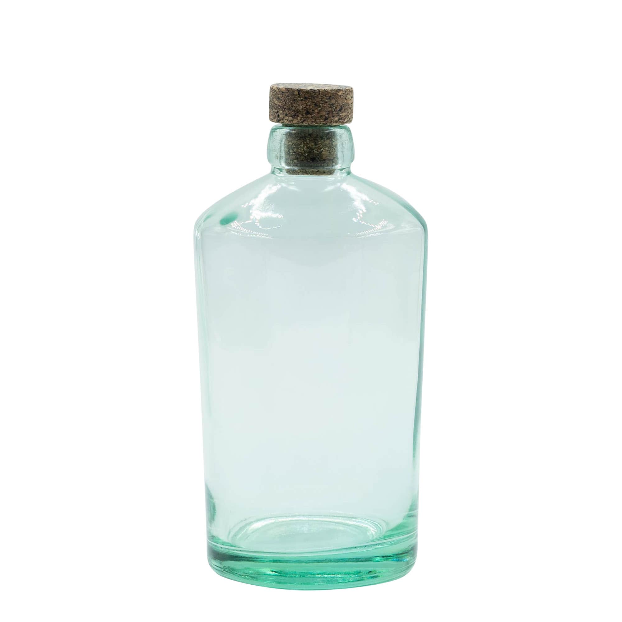 700 ml stikla pudele 'Barrel', atvere: korķis