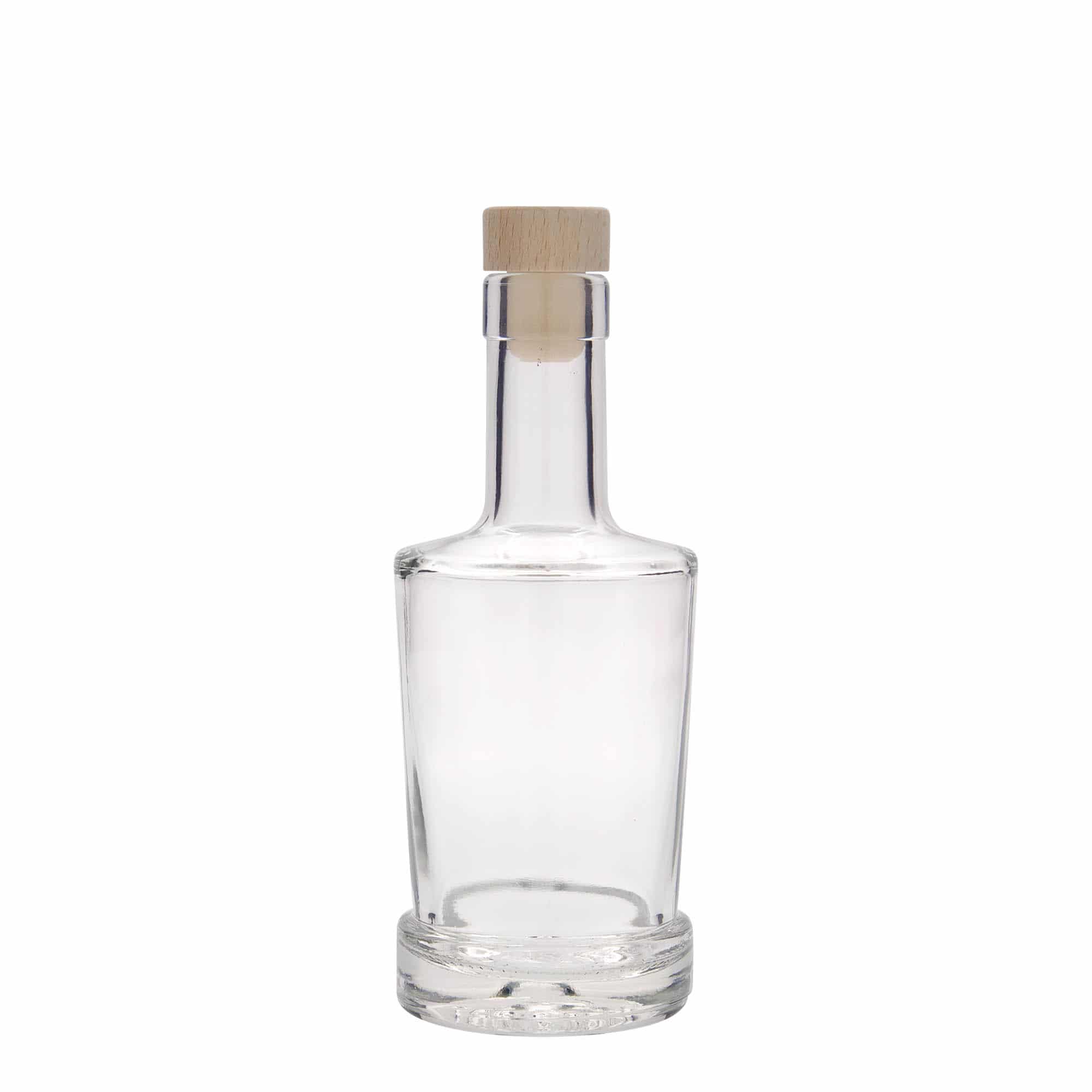 250 ml stikla pudele 'Deborah', aizdare: korķis