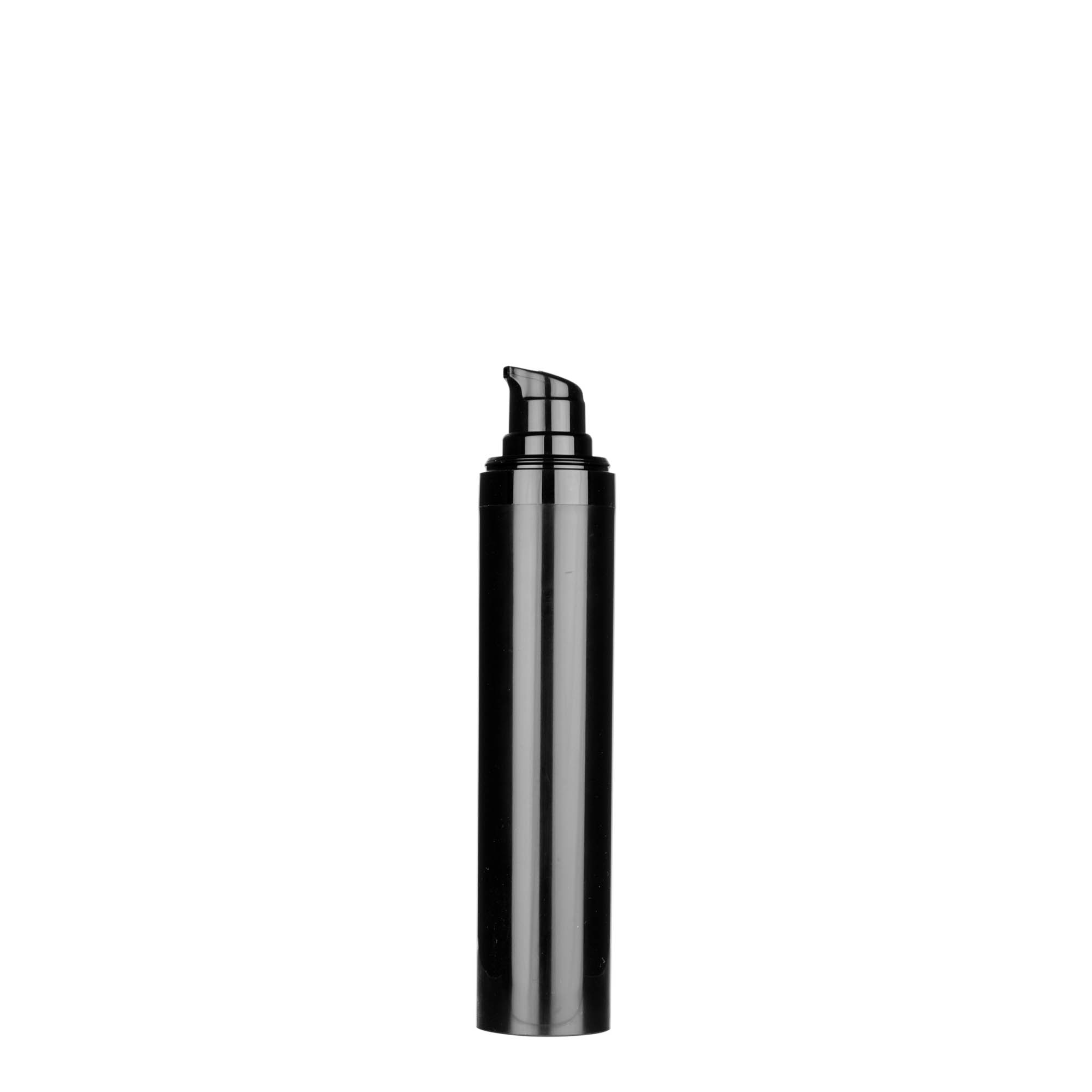 50 ml bezgaisa dozators 'Micro', PP plastmasa, melns