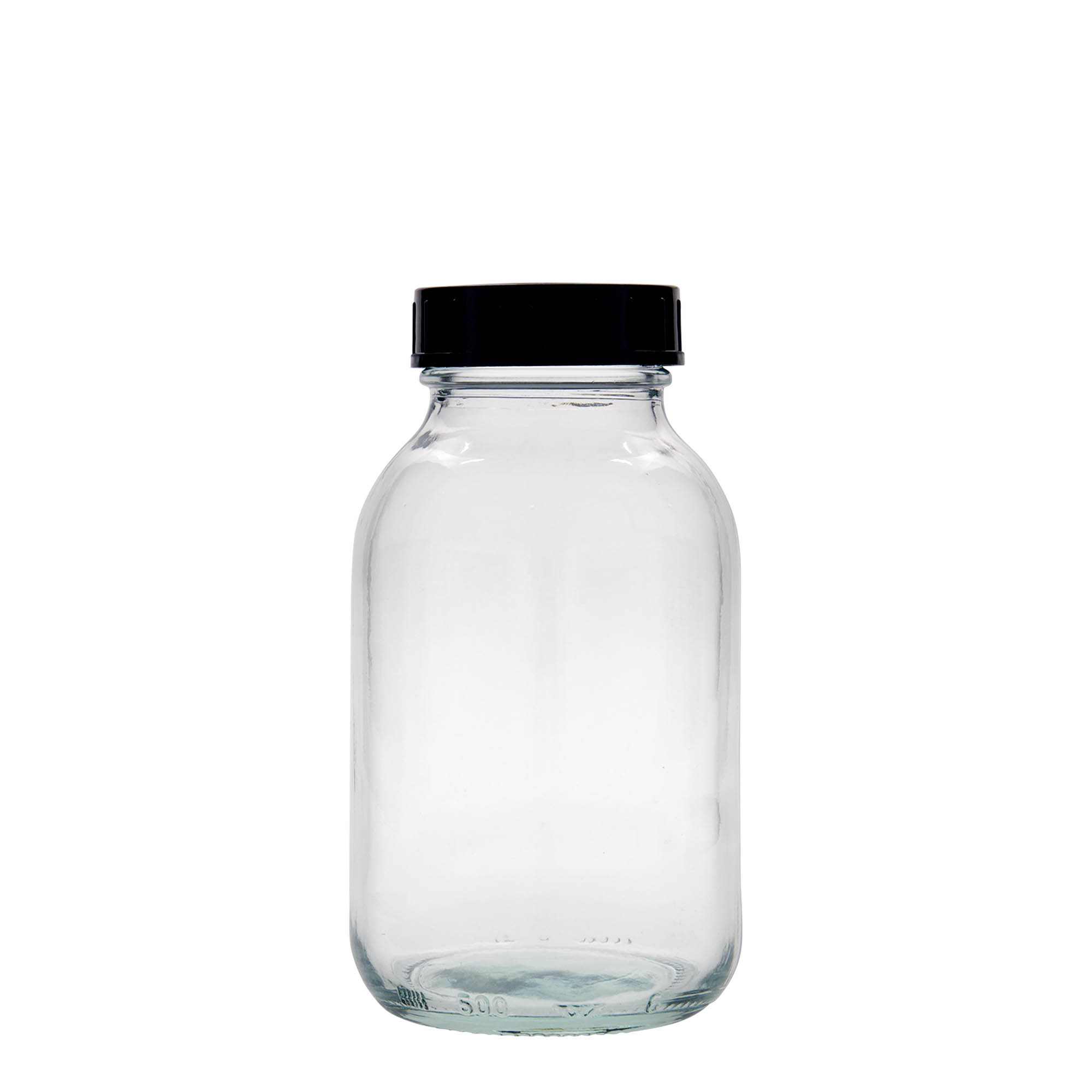 500 ml plata kakla burka, atvere: DIN 55 500 ml plata kakla burka, atvere: DIN 55