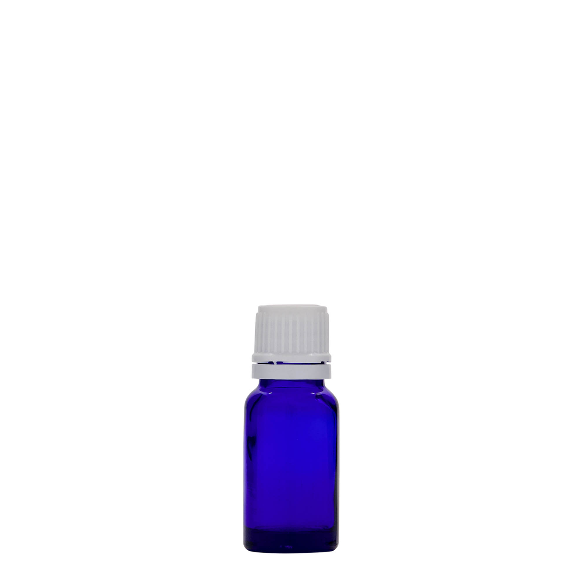 10 ml medicīnas pudelīte, stikls, karaliski zils, atvere: DIN 18 10 ml medicīnas pudelīte, stikls, karaliski zils, atvere: DIN 18
