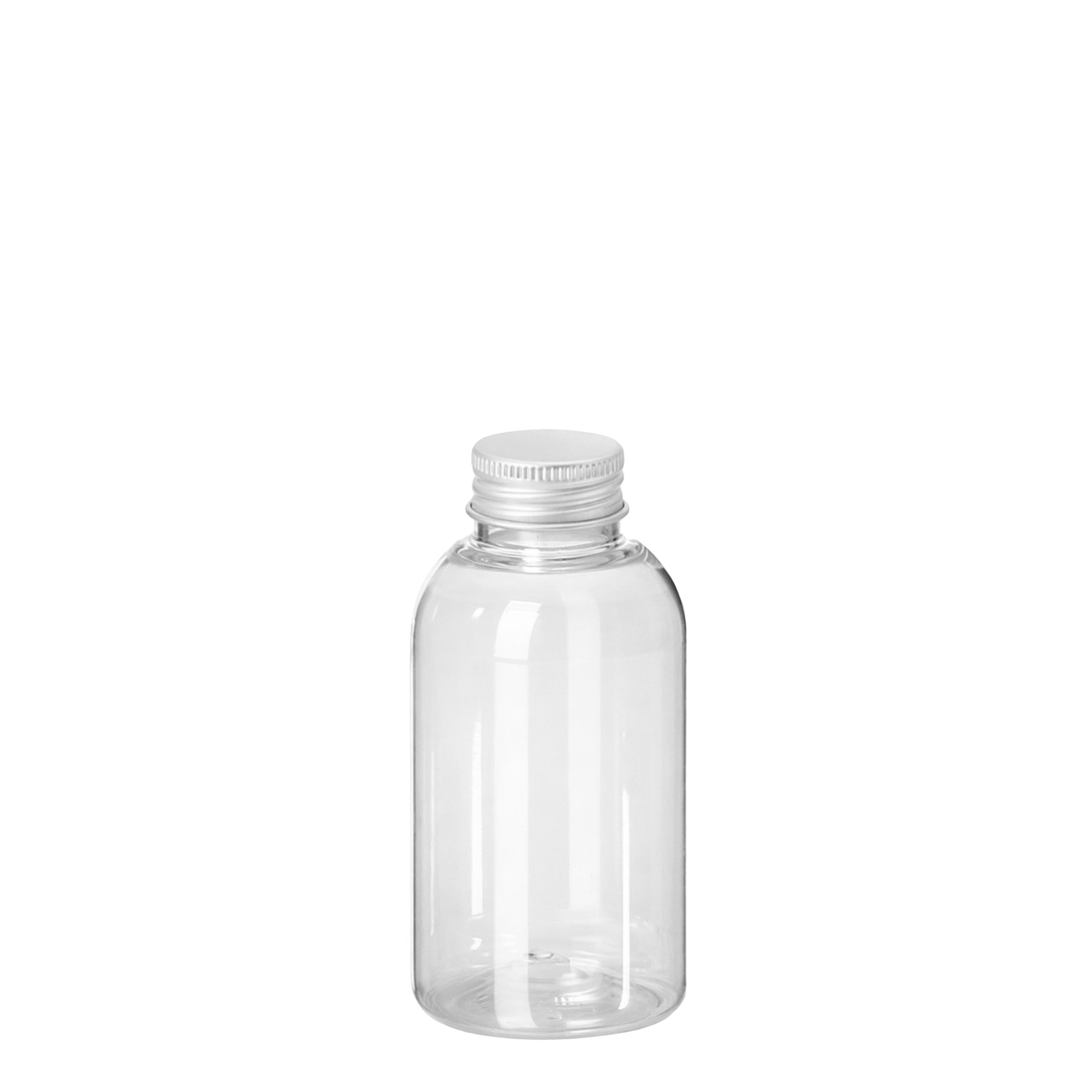 100 ml PET pudele 'Boston', plastmasa, atvere: 24/410 100 ml PET pudele 'Boston', plastmasa, atvere: 24/410