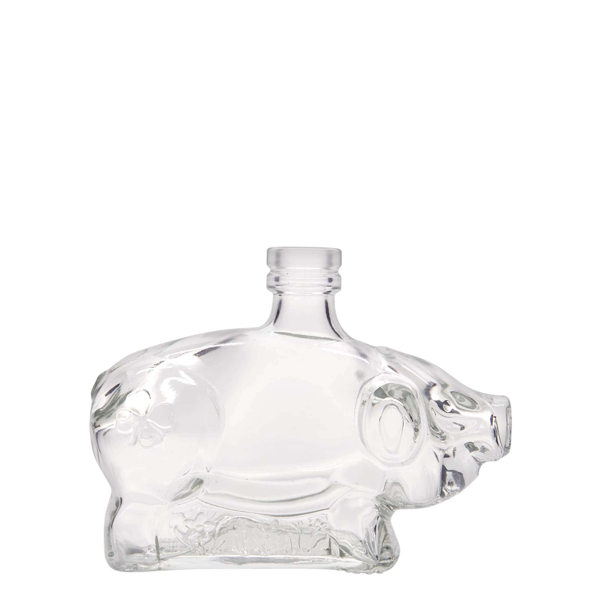 200 ml stikla pudele 'Laimes cūciņa', atvere: korķis