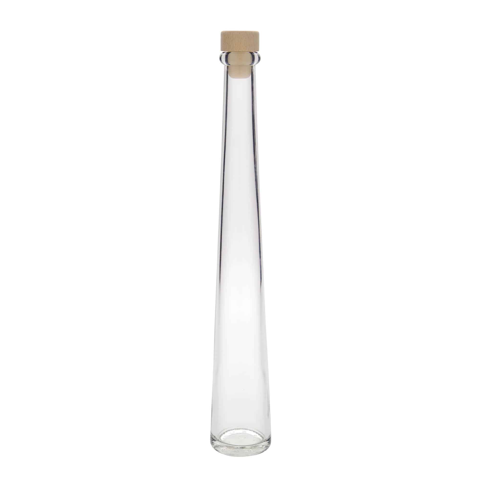200 ml stikla pudele 'Dama Rondo', aizdare: korķis