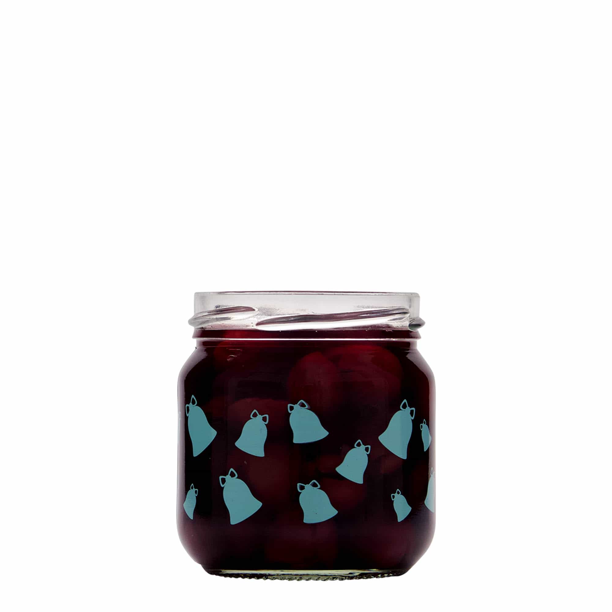 212 ml apaļš stikls, motīvs: zvaniņš, atvere: Twist-Off (TO 66) 212 ml apaļš stikls, motīvs: zvaniņš, atvere: Twist-Off (TO 66)