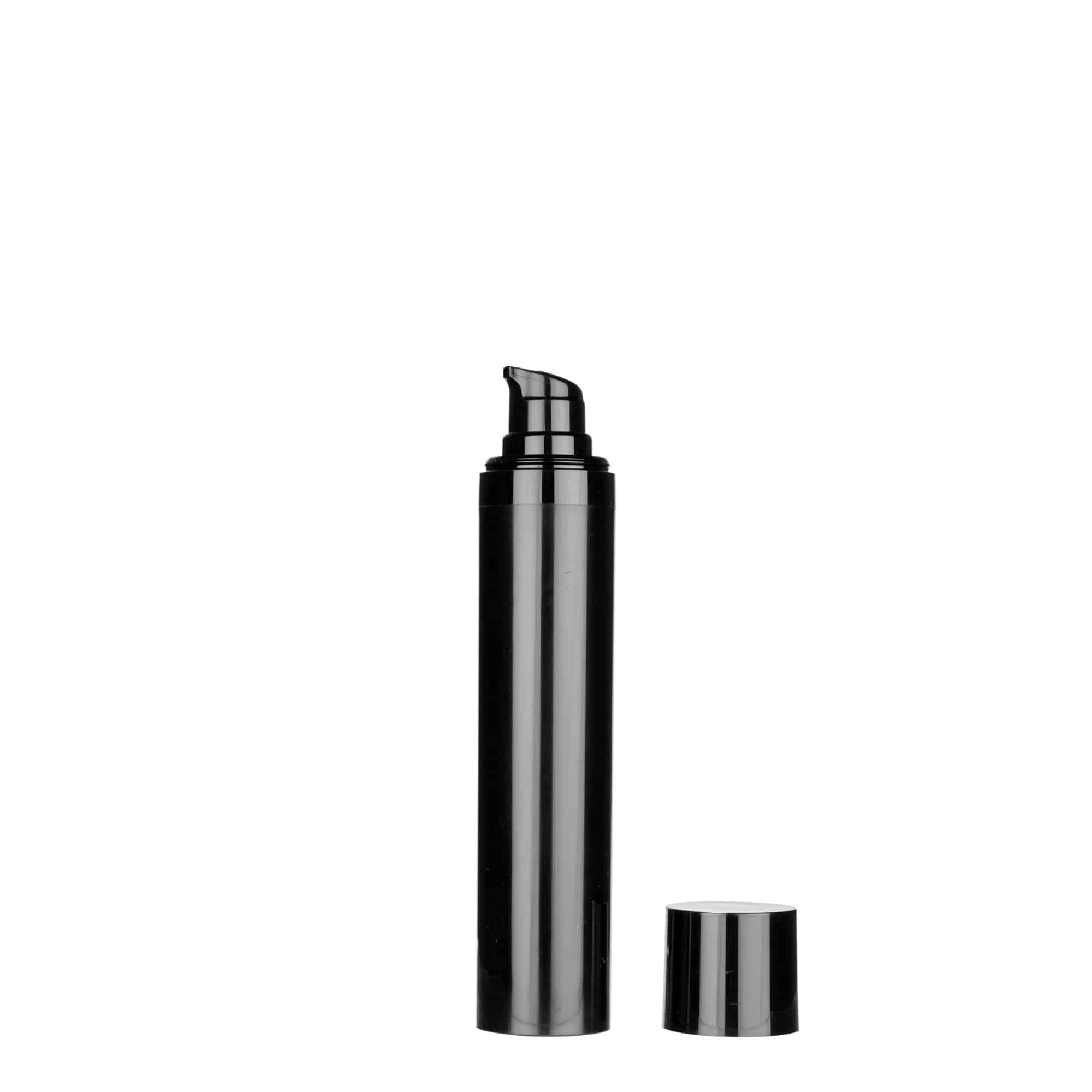 50 ml bezgaisa dozators 'Micro', PP plastmasa, melns