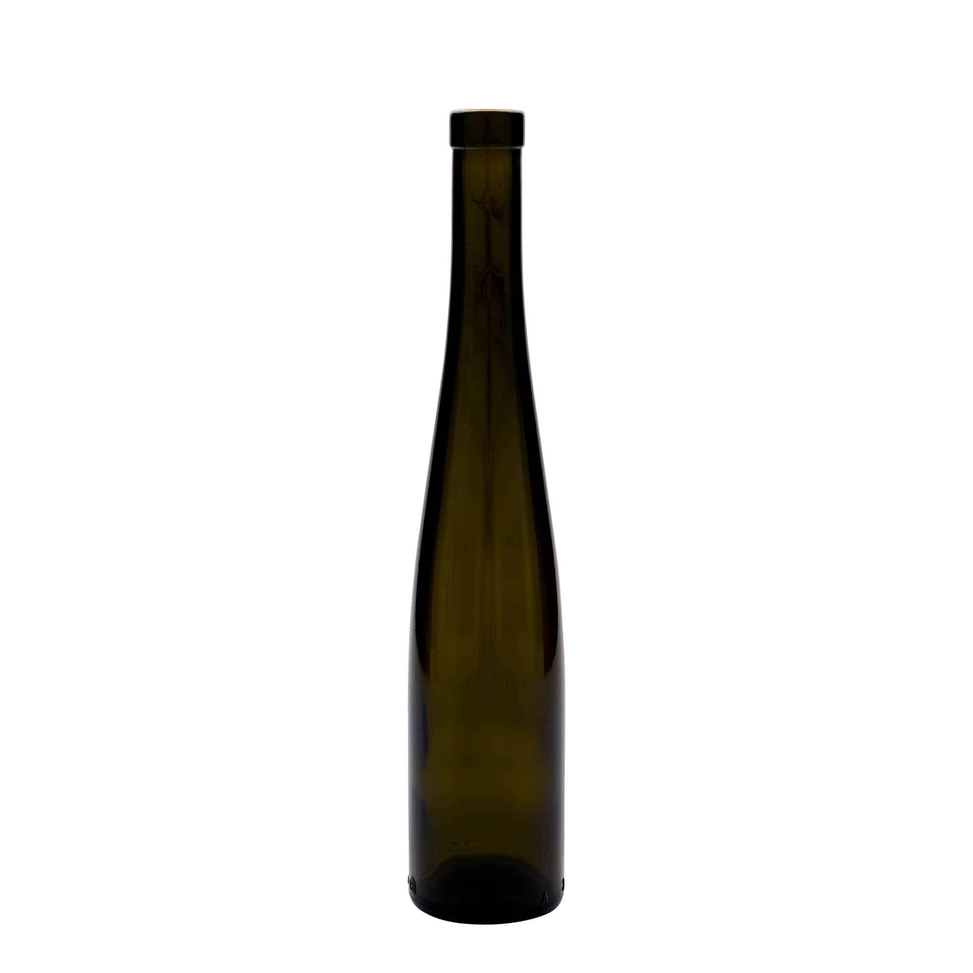 375 ml stikla pudele 'Weinschlegel', antīki zaļa, aizdare: korķis 375 ml stikla pudele 'Weinschlegel', antīki zaļa, aizdare: korķis