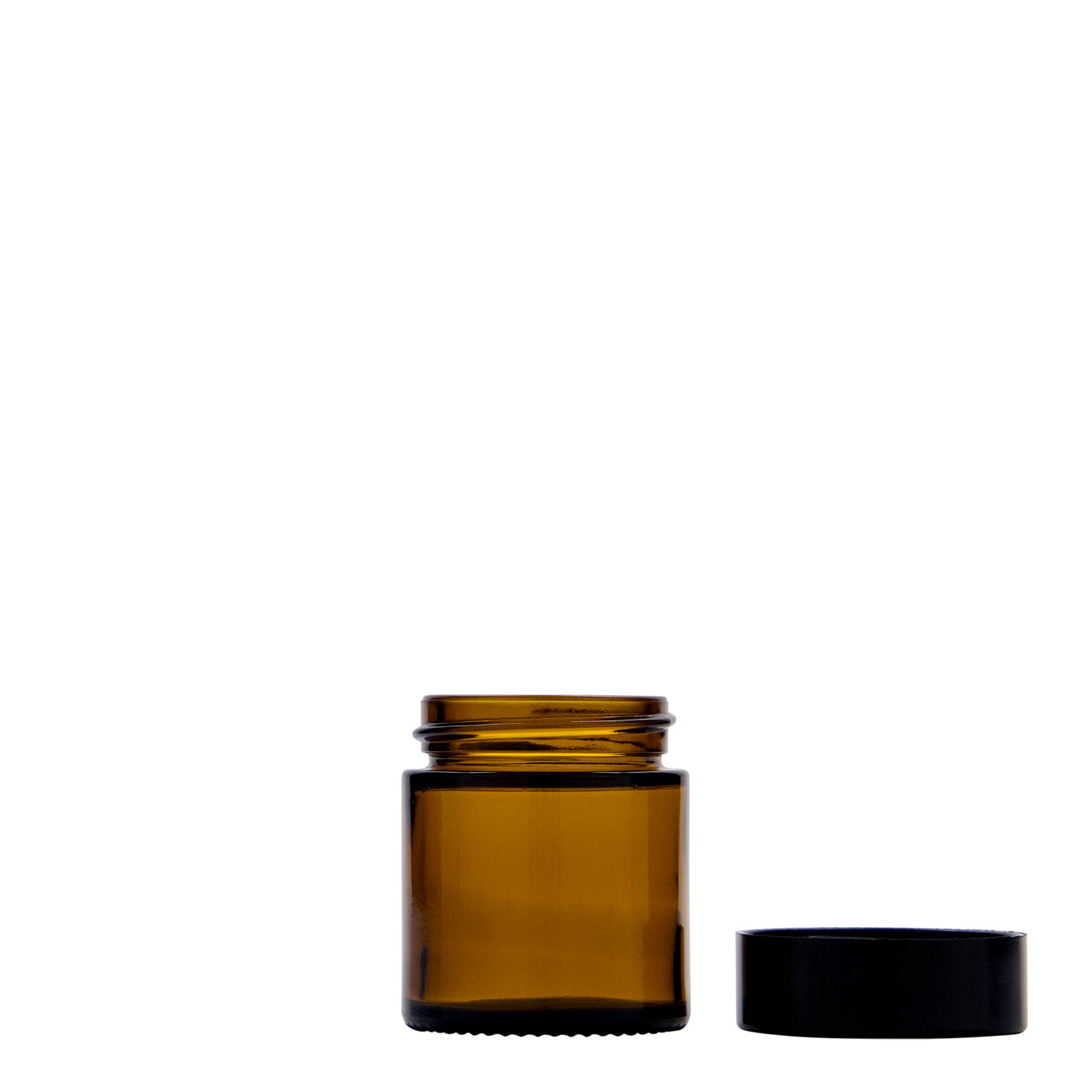 30 ml burciņa 'Brown Line', stikls, brūns, atvere: skrūvējams vāciņš