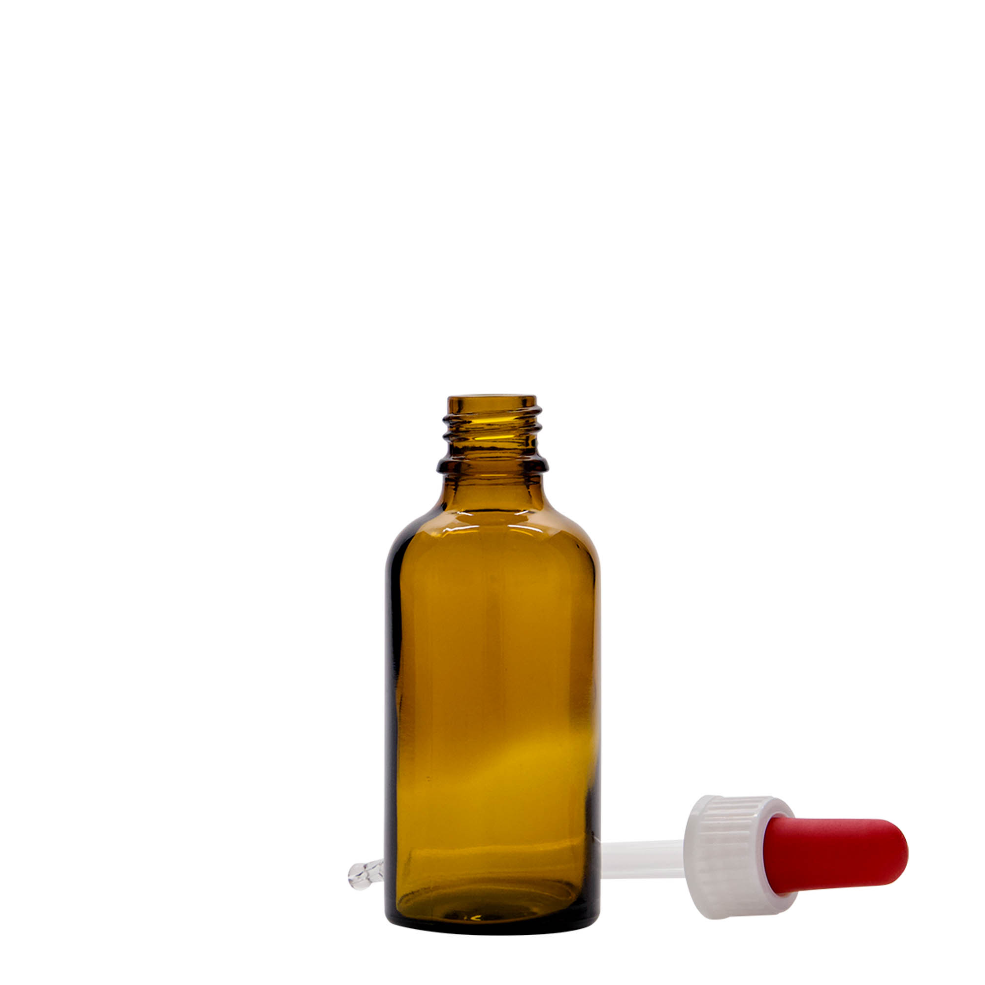 50 ml pilināšanas pudele medicīniska, stikls, brūni-sarkans, atvere: DIN 18 50 ml pilināšanas pudele medicīniska, stikls, brūni-sarkans, atvere: DIN 18