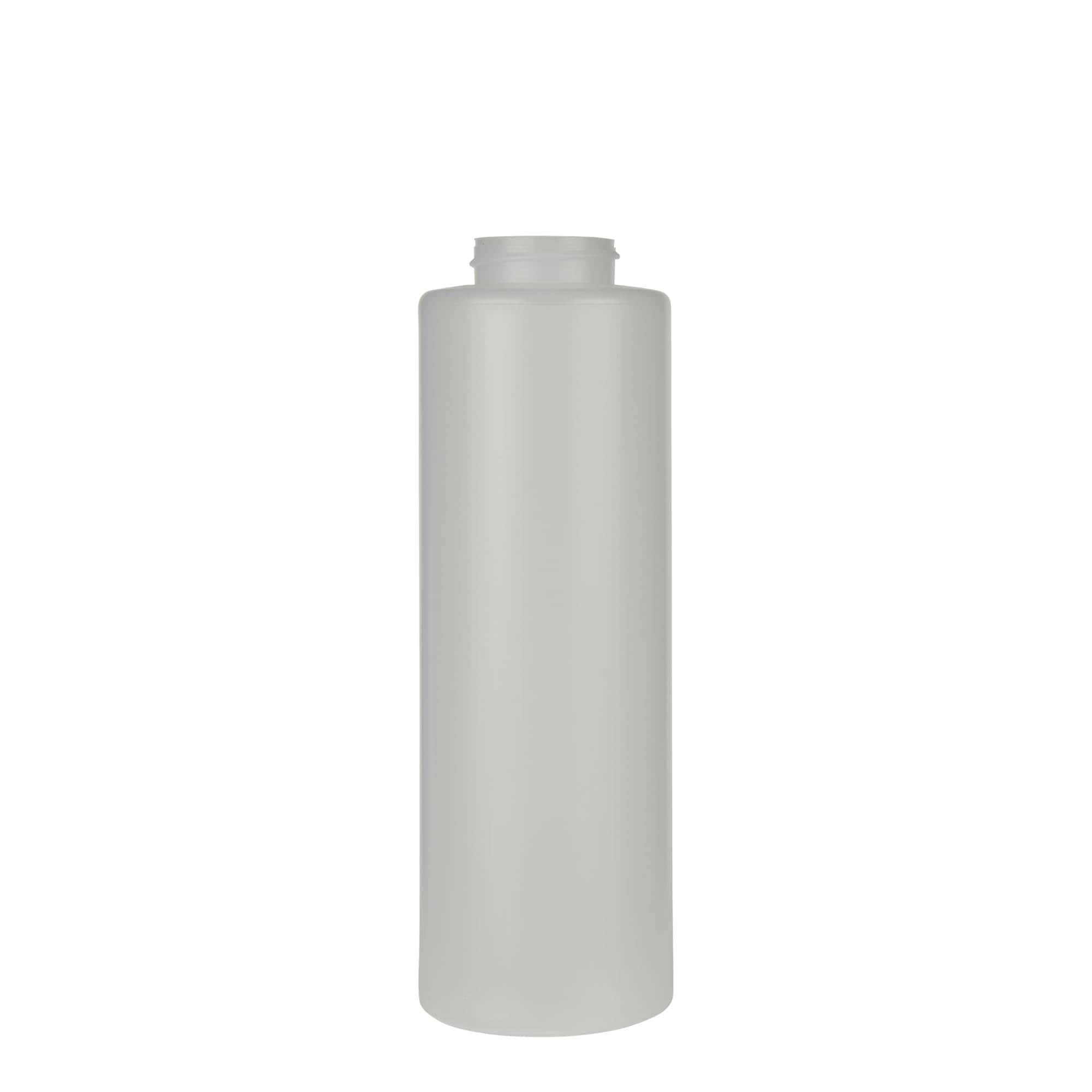 500 ml mērces pudele, LDPE plastmasa, dabīga, atvere: 38/400