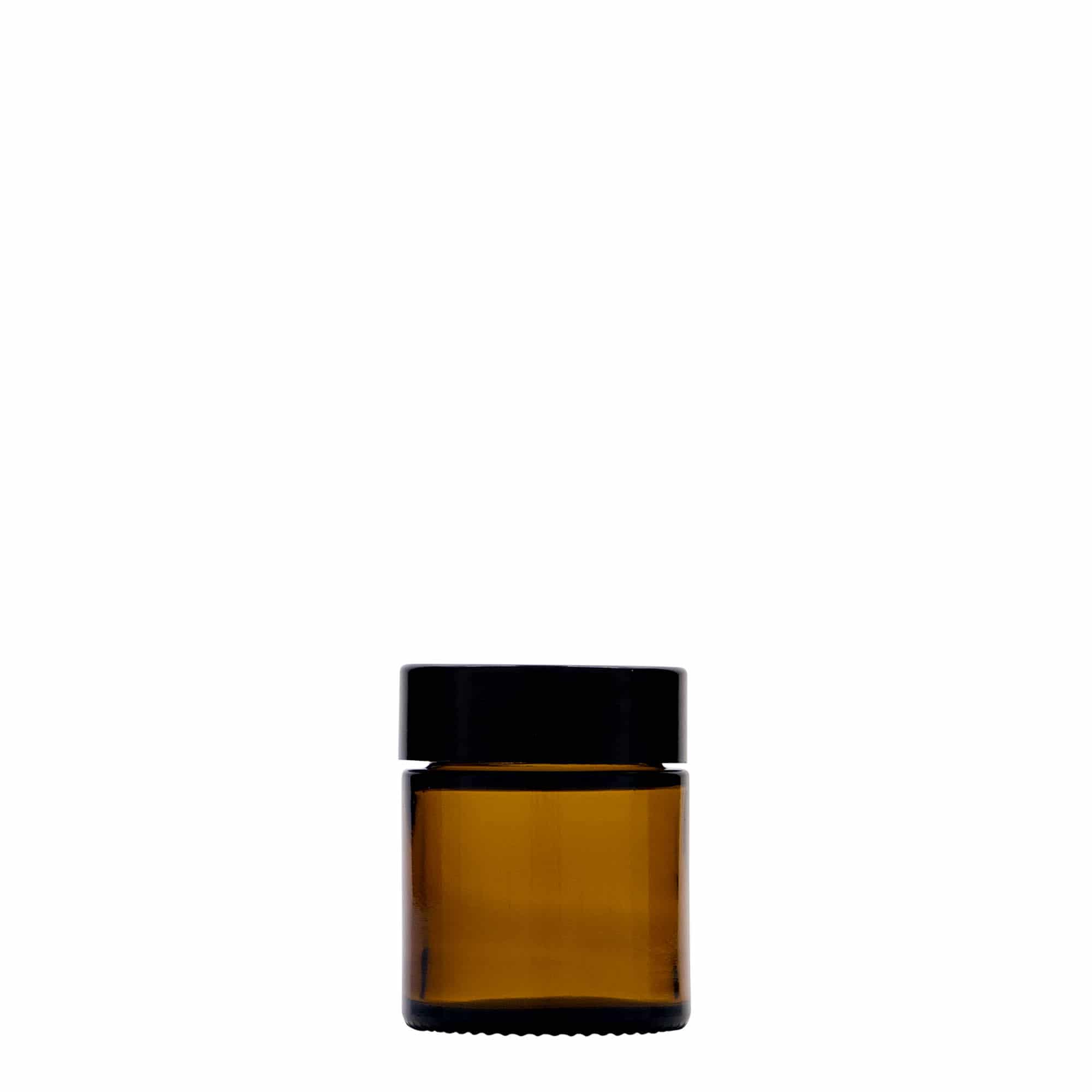 30 ml burciņa 'Brown Line', stikls, brūns, atvere: skrūvējams vāciņš