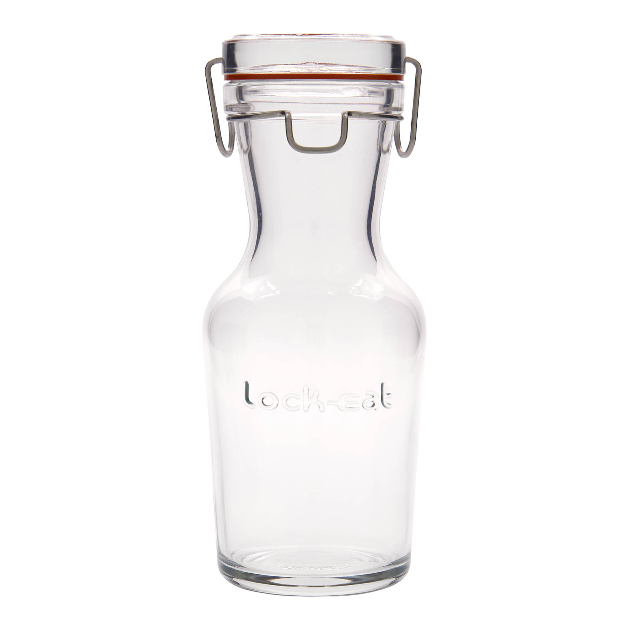 500 ml stikla karafe 'Lock-Eat', atvere: stieples aizbīdnis 500 ml stikla karafe 'Lock-Eat', atvere: stieples aizbīdnis