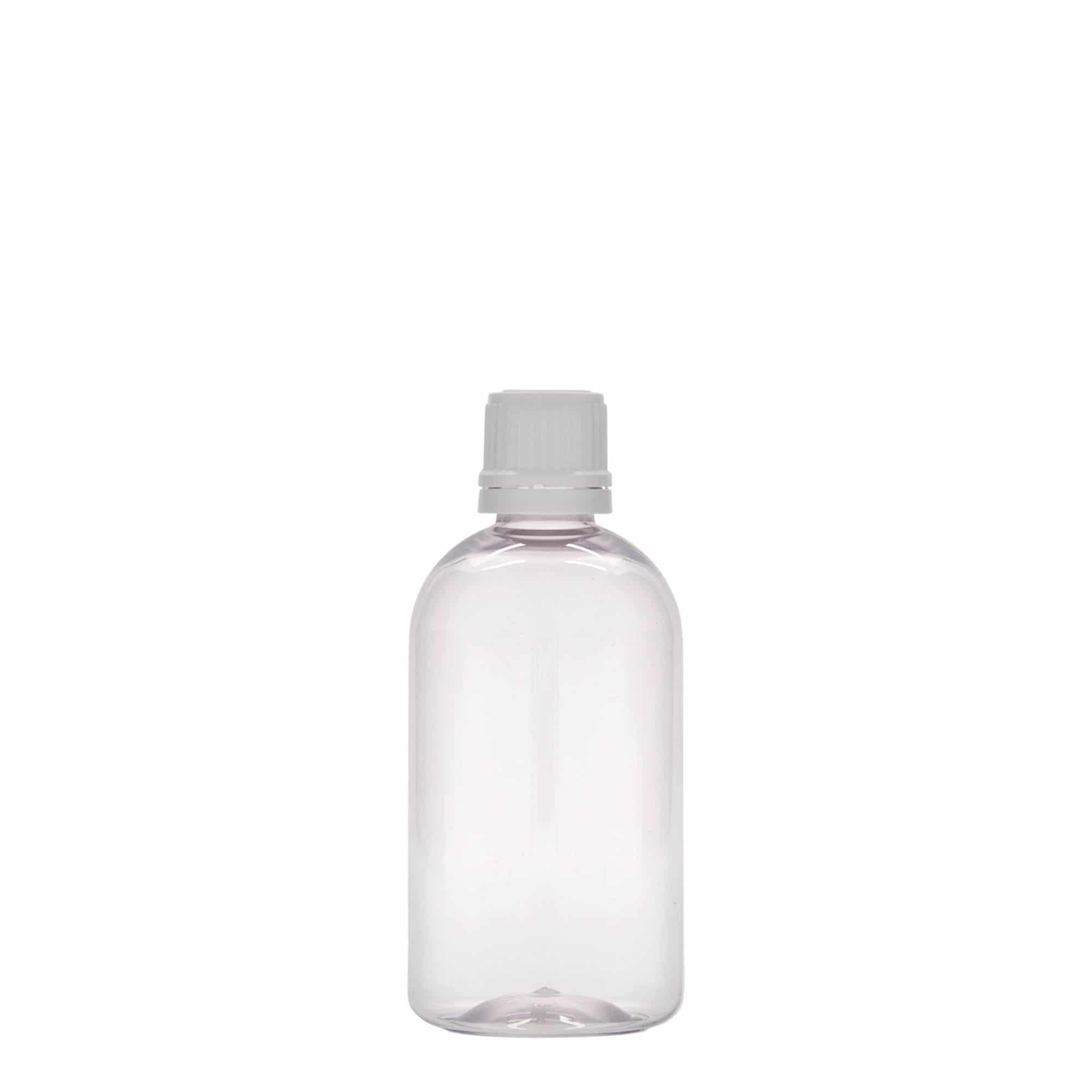 100 ml PET zāļu pudelīte 'Easy Living', plastmasas, aizdare: DIN 18