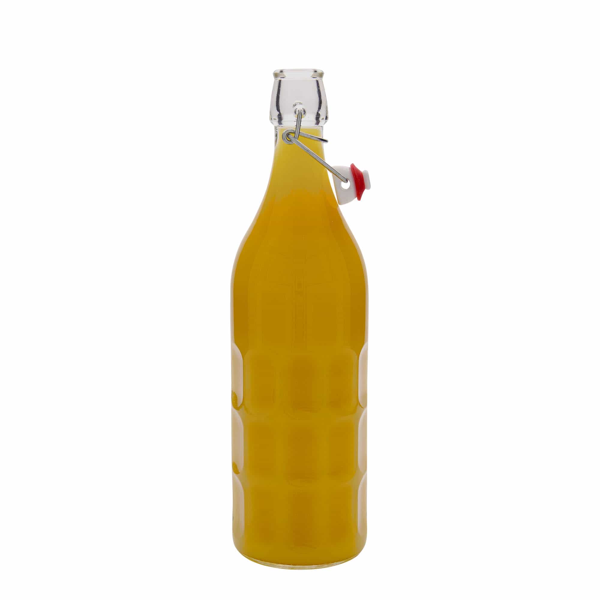 1.000 ml stikla pudele Moresca, atvere: aizslēgs ar sprādzi