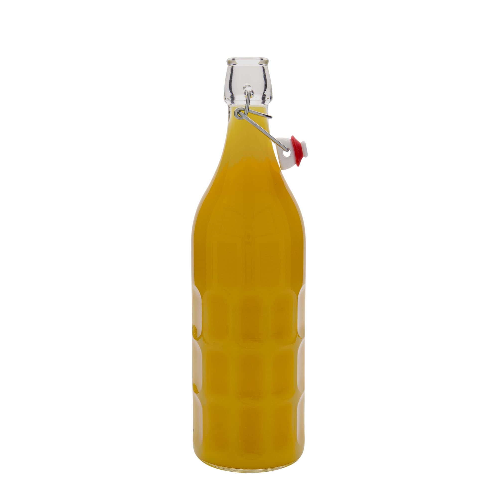 1.000 ml stikla pudele Moresca, atvere: aizslēgs ar sprādzi 1.000 ml stikla pudele Moresca, atvere: aizslēgs ar sprādzi