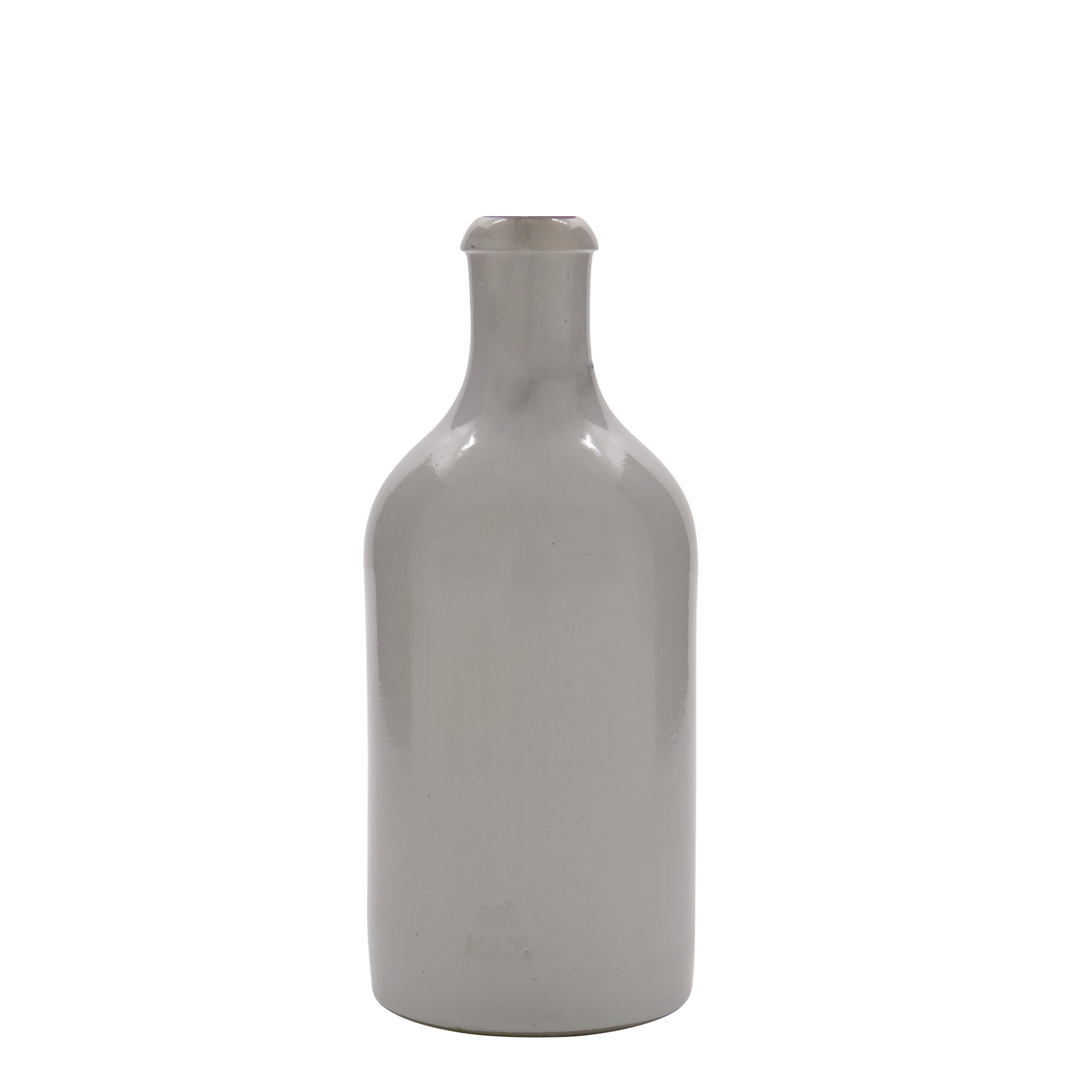 500 ml māla krūze, keramikas, balta, atvere: ar aizbāzni