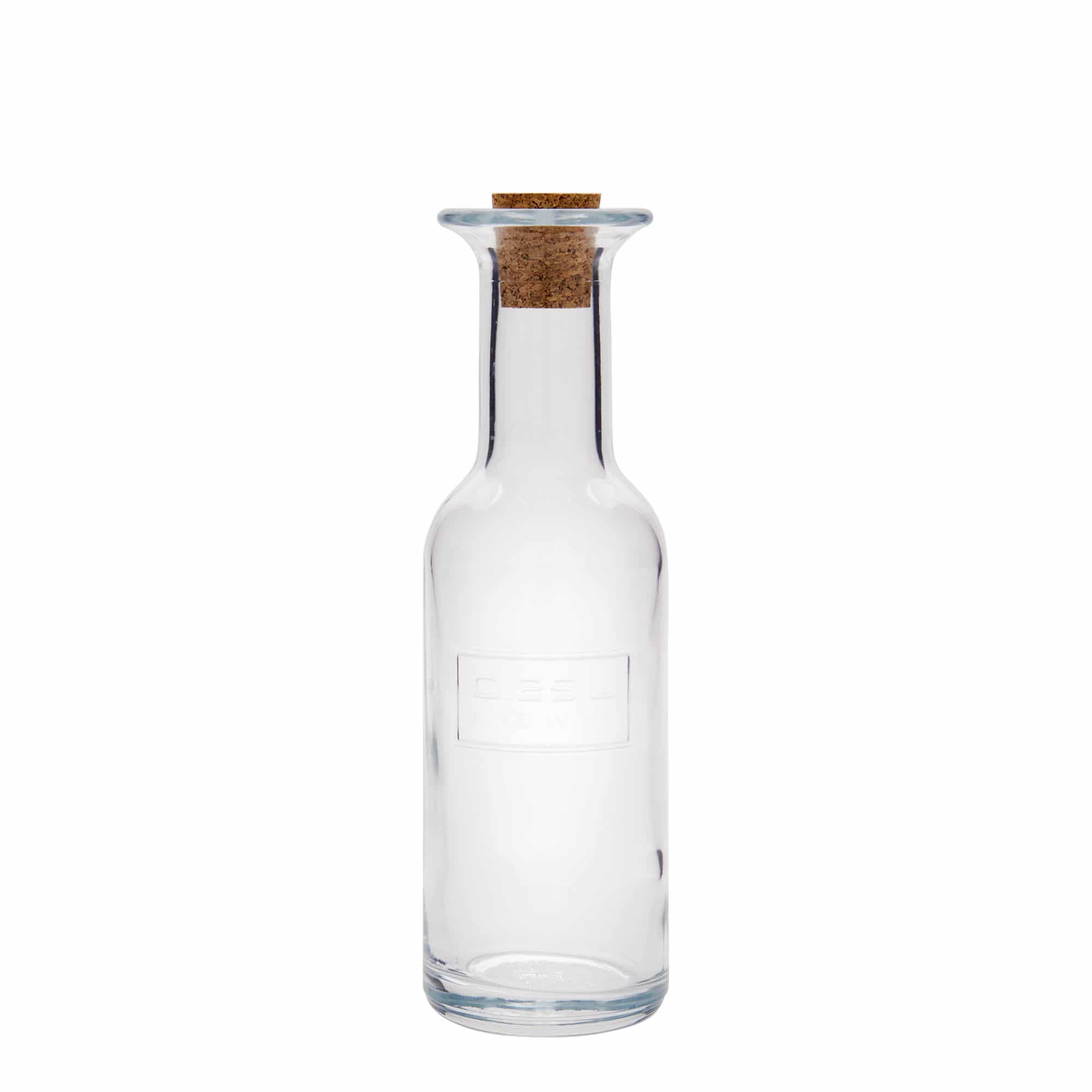 250 ml stikla pudele 'Optima Fine Wine', atvere: korķis