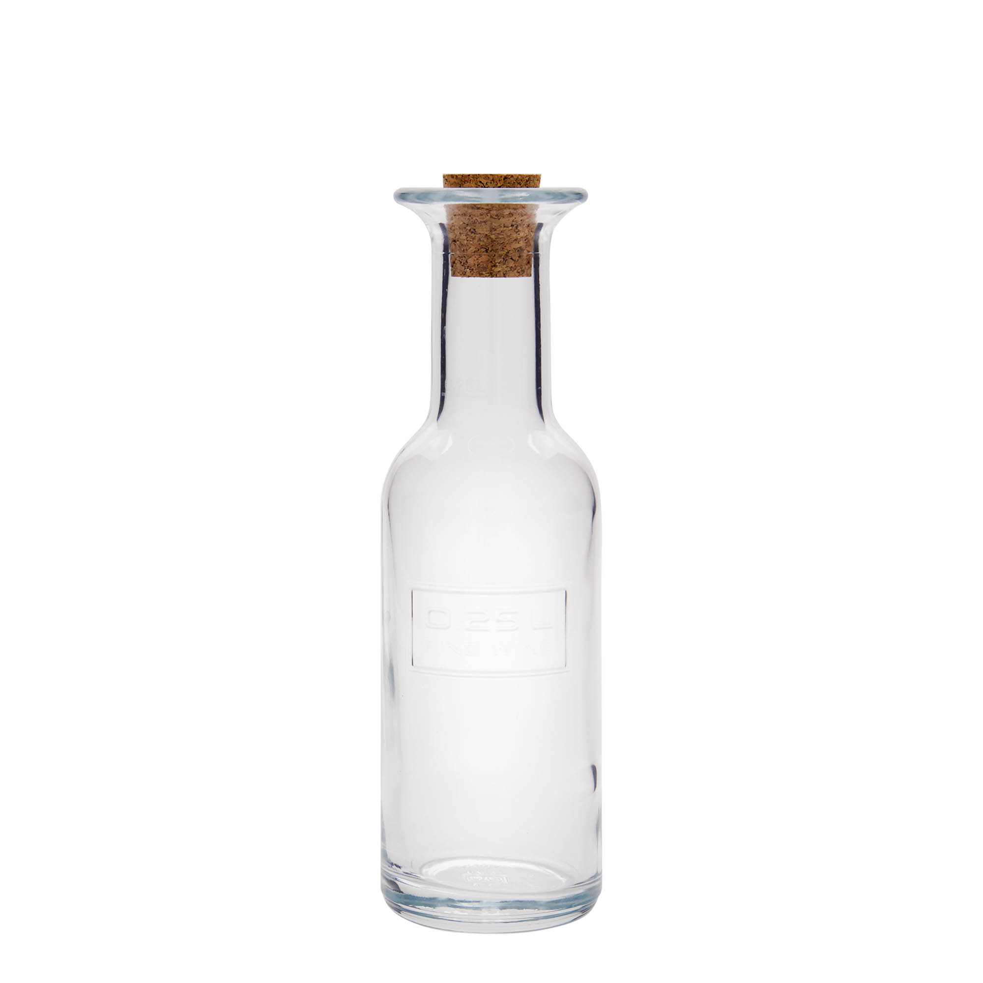 250 ml stikla pudele 'Optima Fine Wine', atvere: korķis
