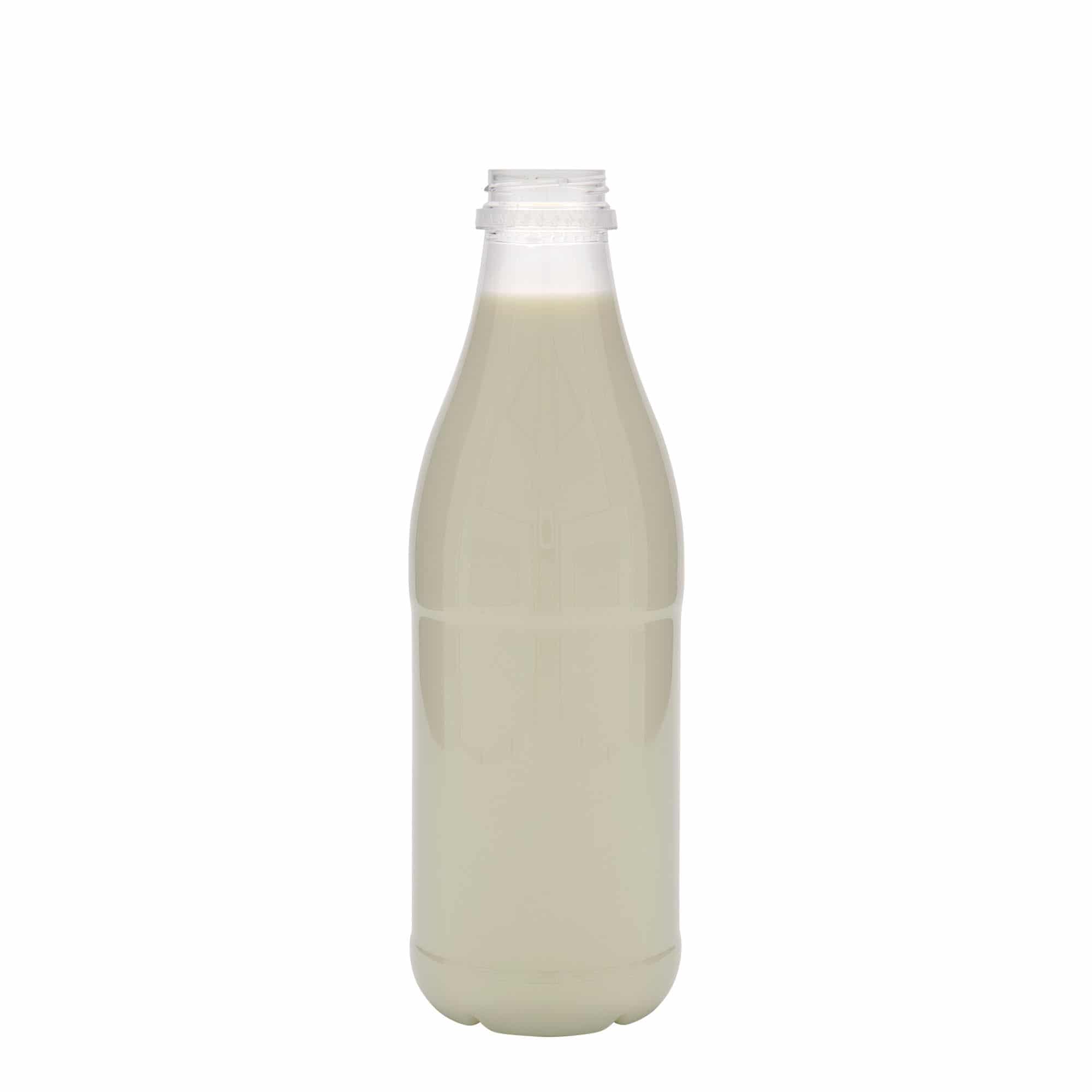 1 000 ml PET pudele 'Piens un sula', plastmasa, atvere: 38 mm