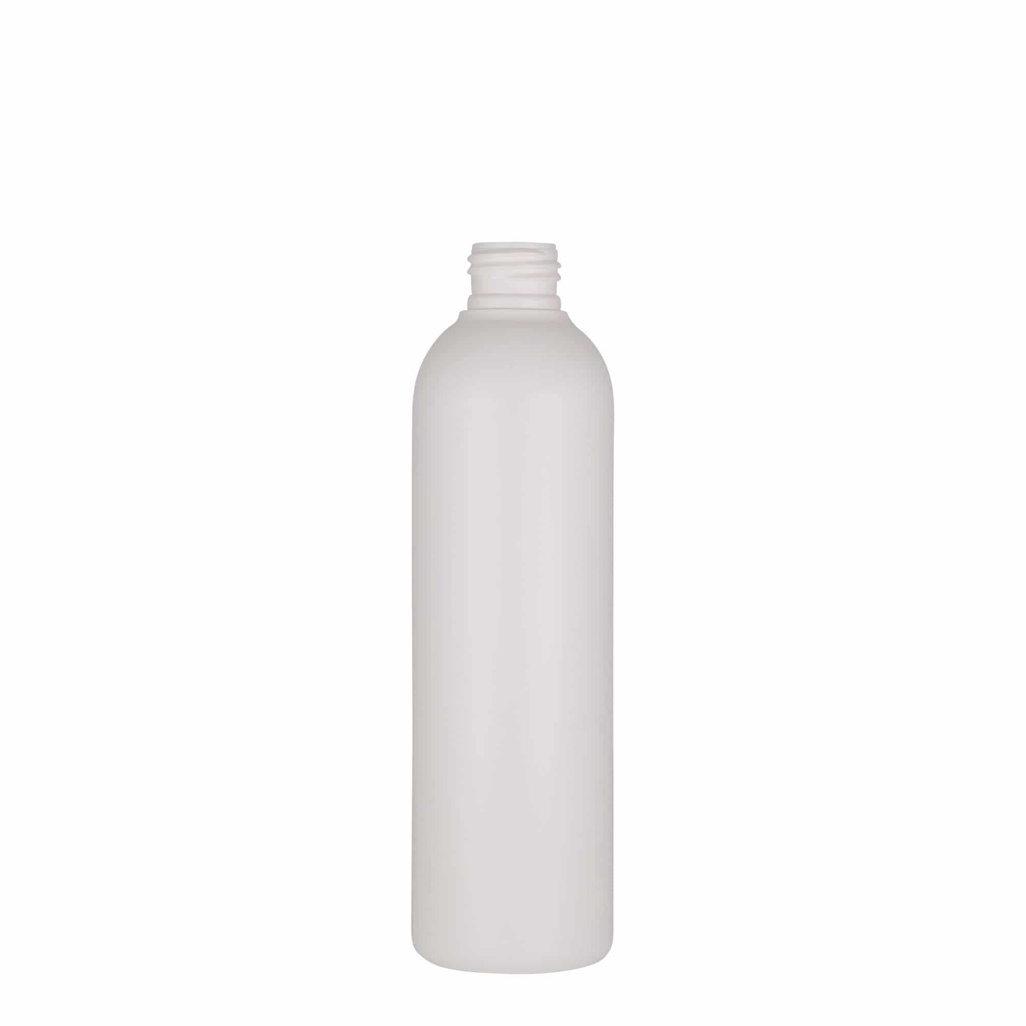 250 ml plastmasas pudele 'Tuffy', HDPE, balta, aizdare: GPI 24/410 250 ml plastmasas pudele 'Tuffy', HDPE, balta, aizdare: GPI 24/410