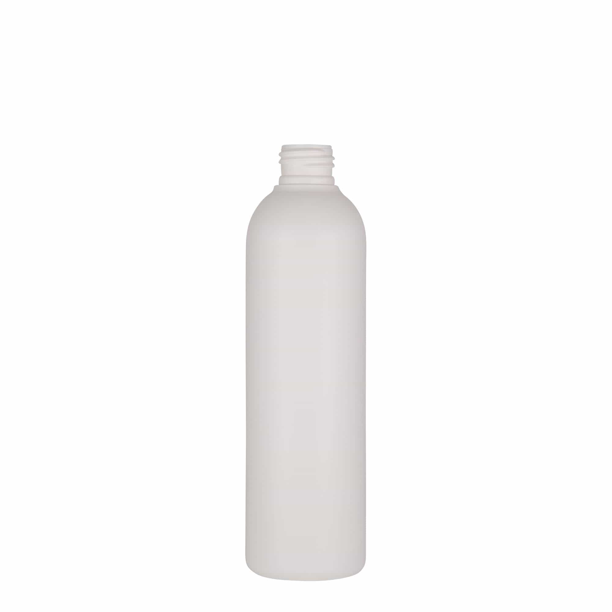 250 ml plastmasas pudele 'Tuffy', HDPE, balta, atvere: 24/410