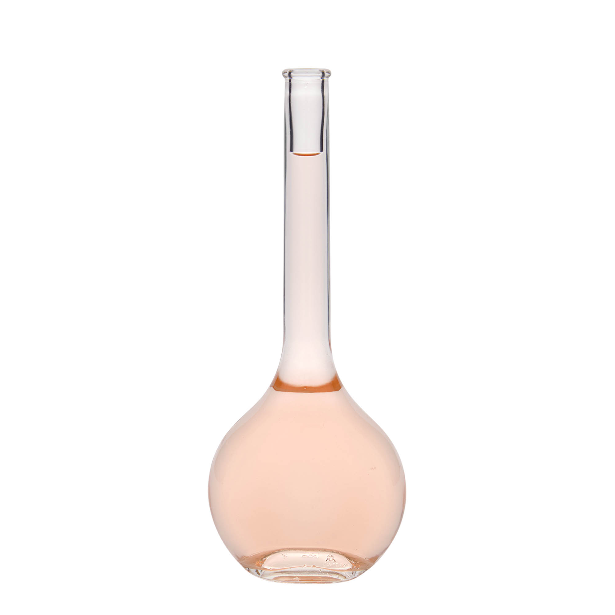 500 ml stikla pudele 'Contessa', ovāla, atvere: korķis