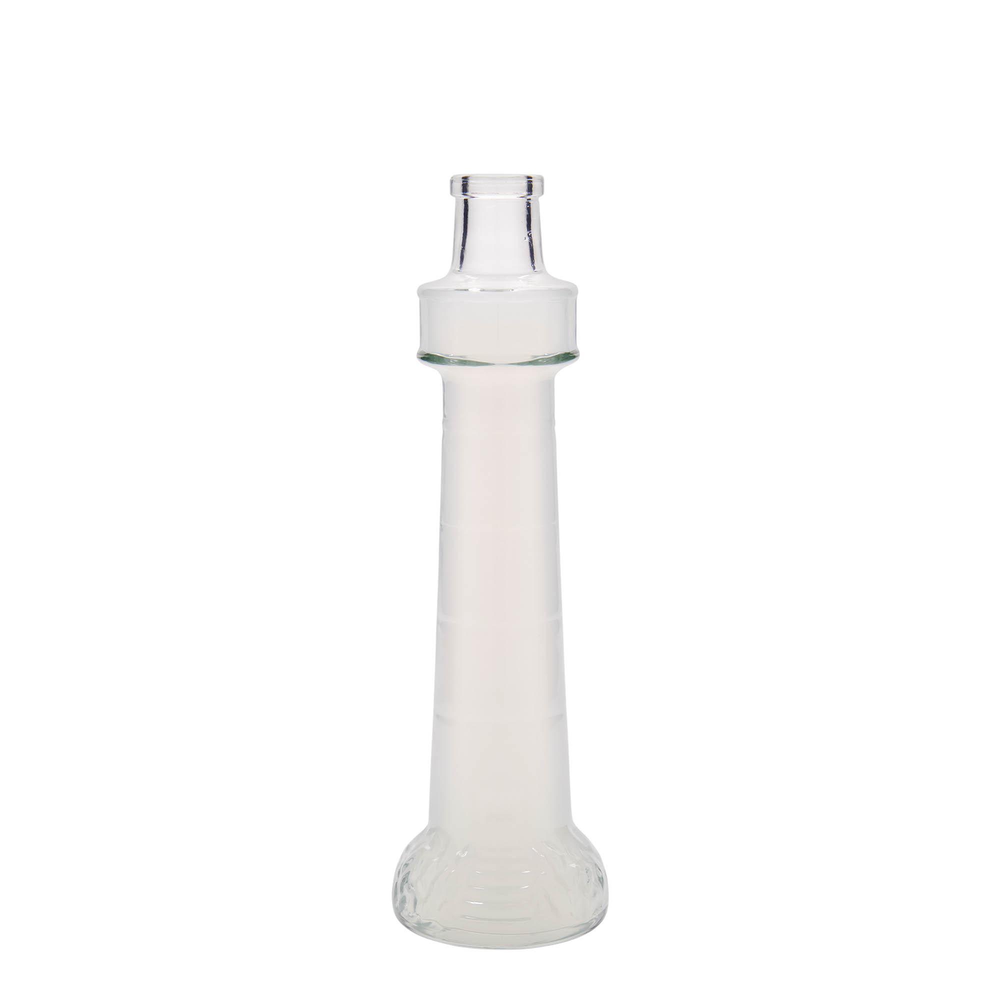 200 ml stikla pudele 'Leuchtturm', atvere: korķis