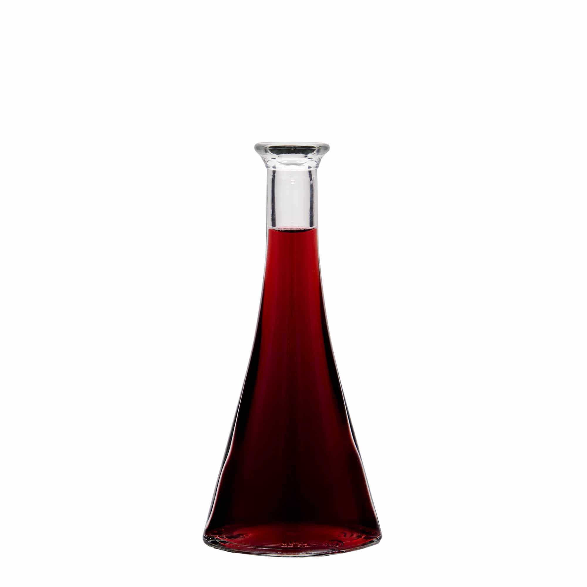 100 ml stikla pudele 'Veronica', pusapaļa, aizdare: korķis