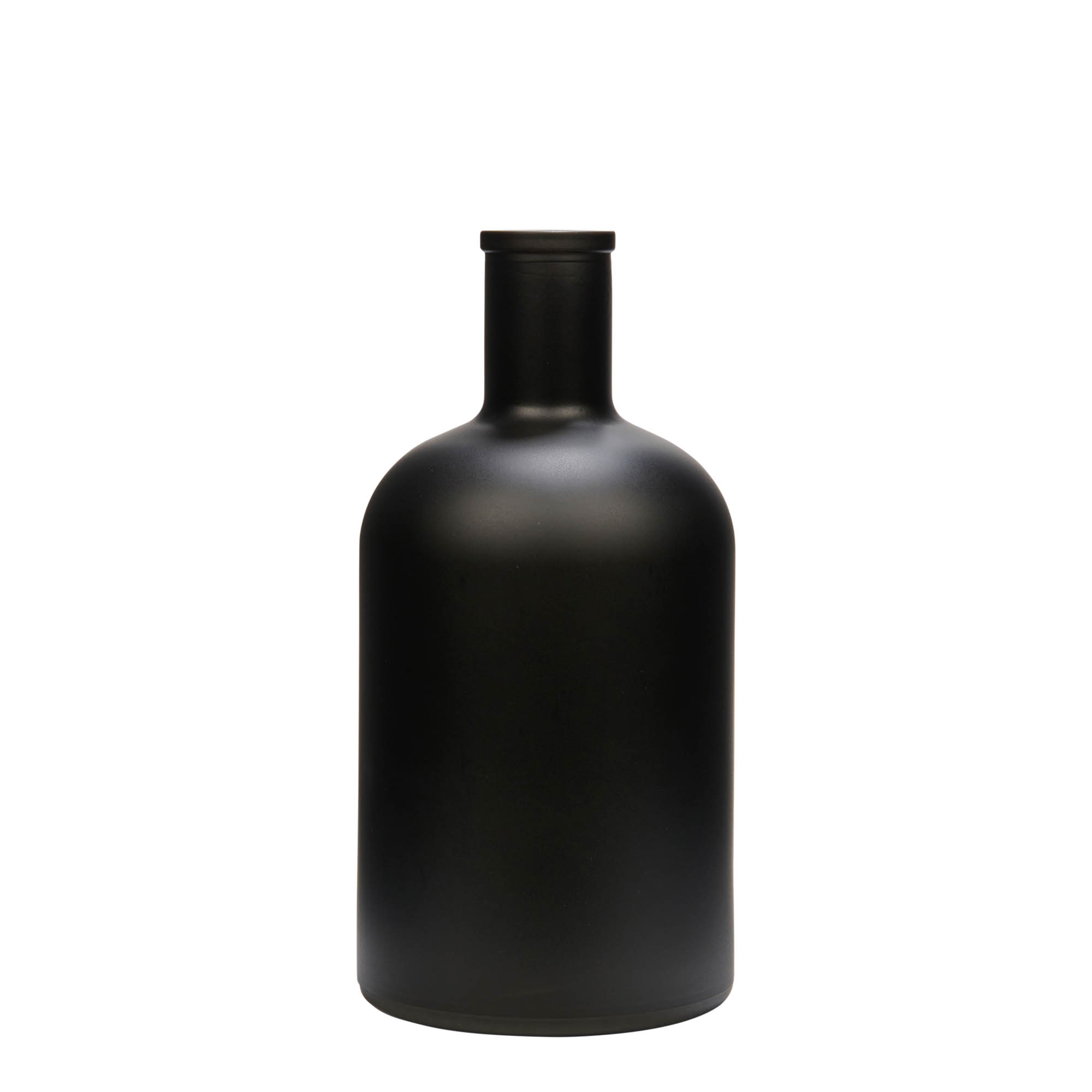 700 ml stikla pudele 'Gerardino', melna, atvere: korķis