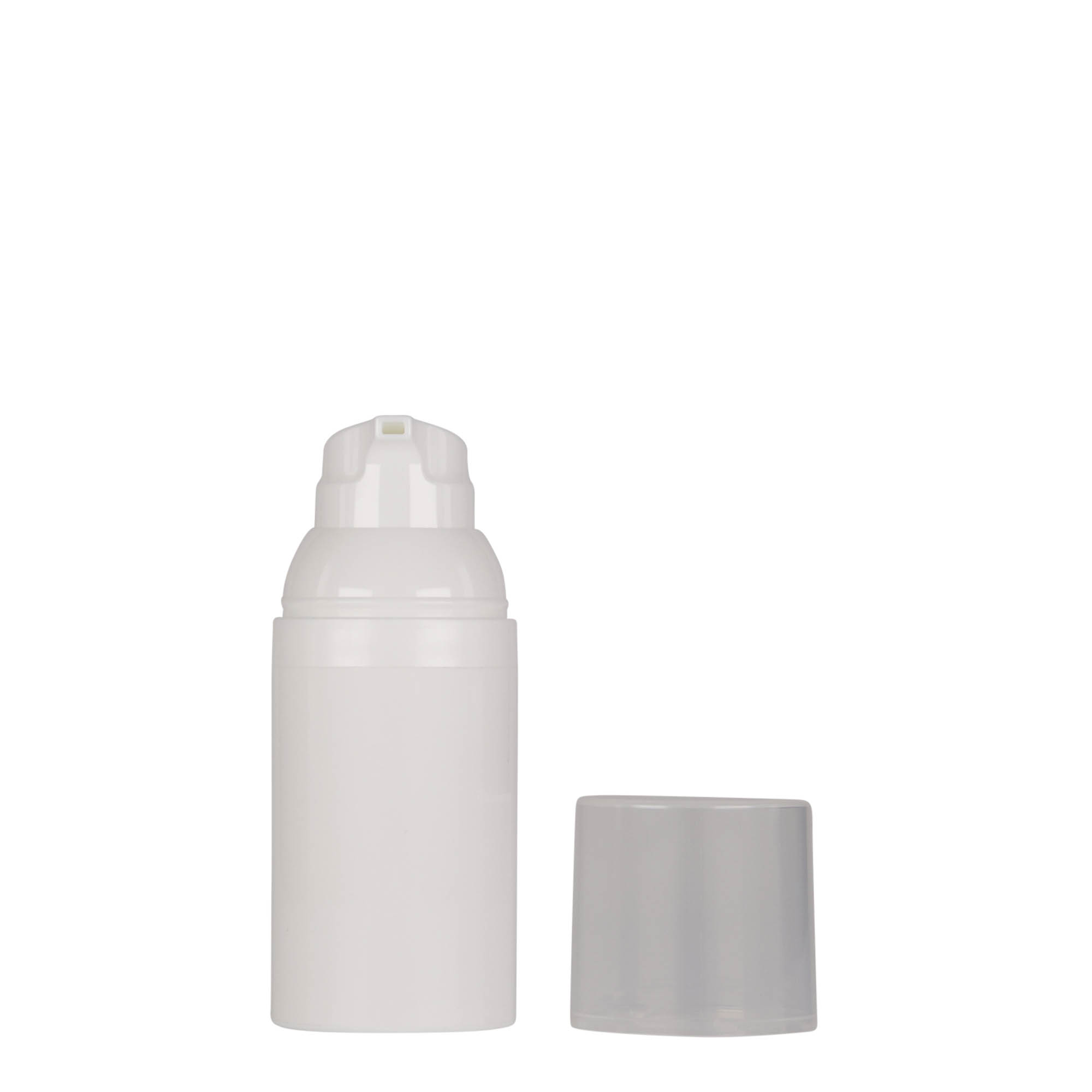 30 ml Airless Dispenser tipa pudele 'Mezzo', PP plastmasas, balta