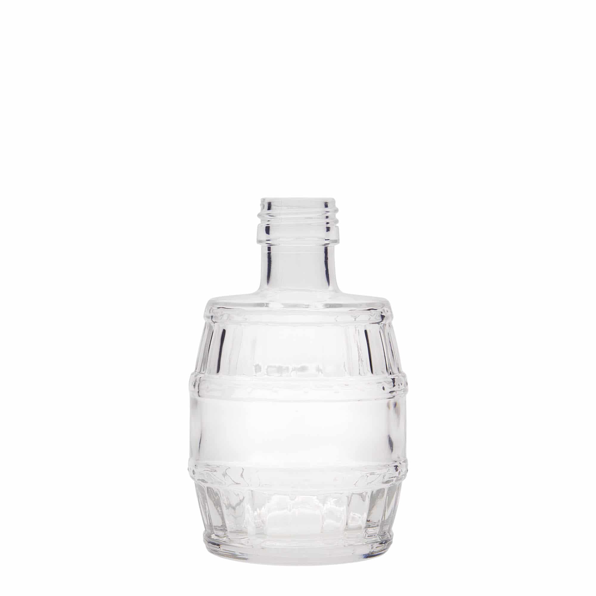 200 ml stikla pudele 'Muca', aizdare: PP 28 200 ml stikla pudele 'Muca', aizdare: PP 28