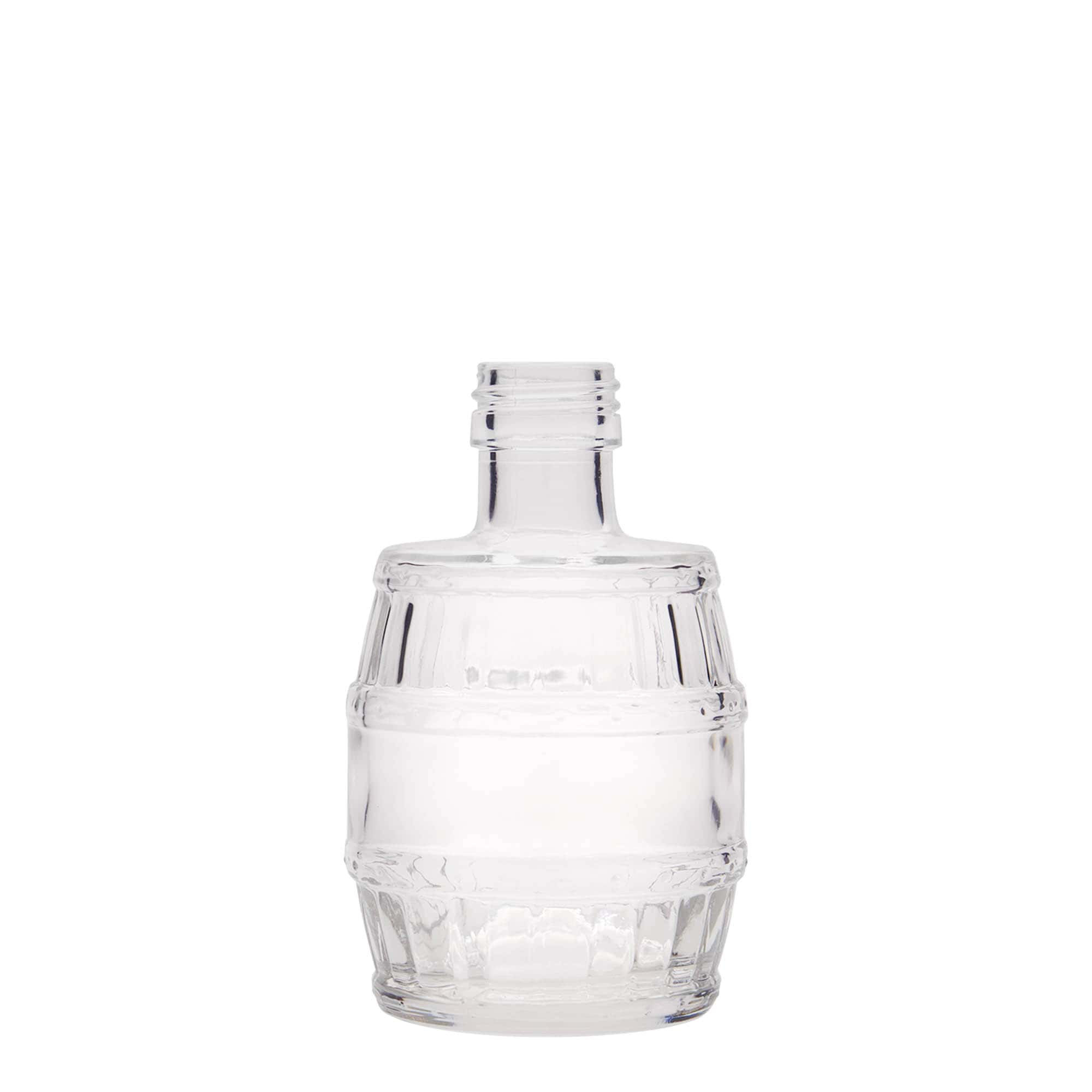200 ml stikla pudele 'Mucas', atvere: PP 28 200 ml stikla pudele 'Mucas', atvere: PP 28