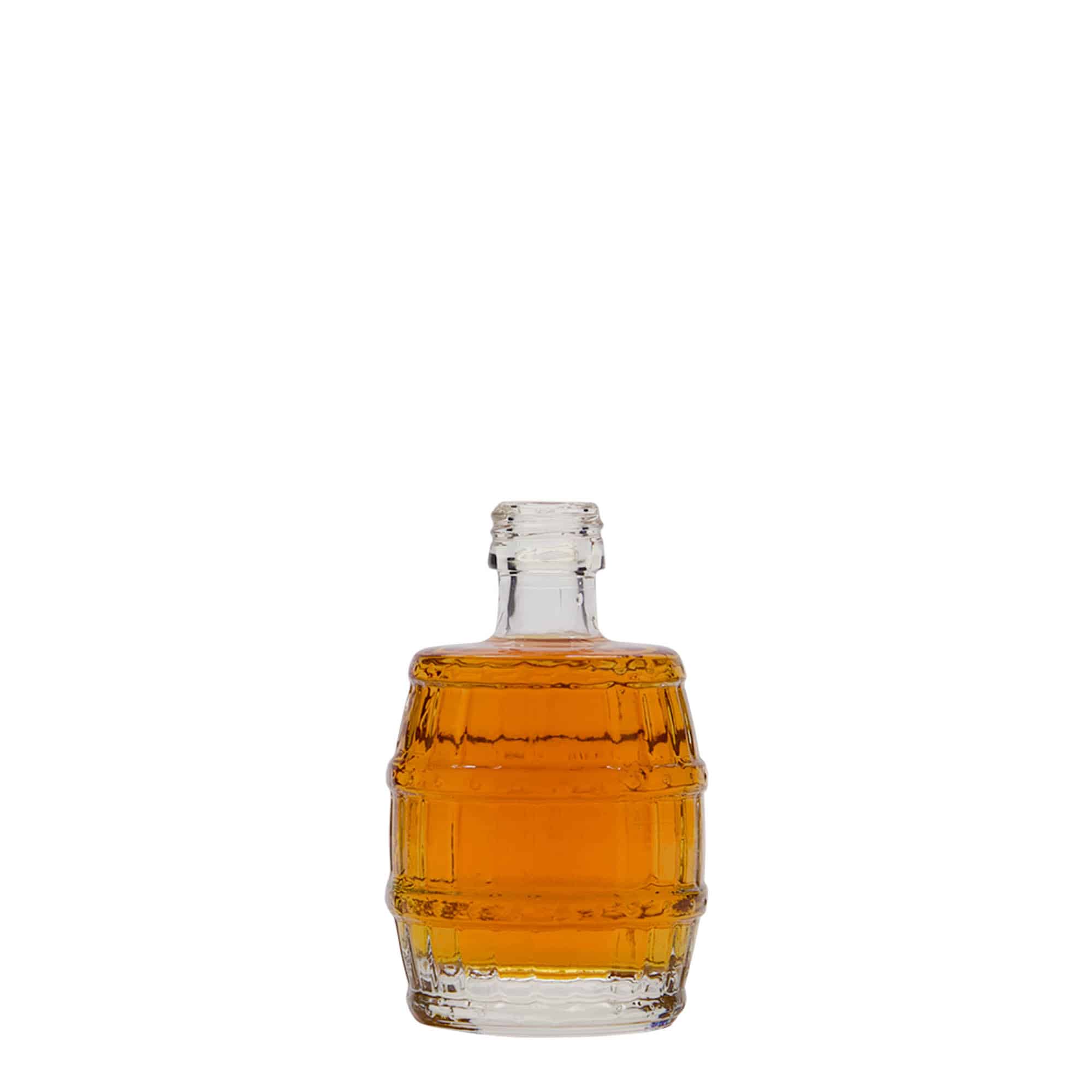 50 ml stikla pudele 'Mucas', atvere: PP 18