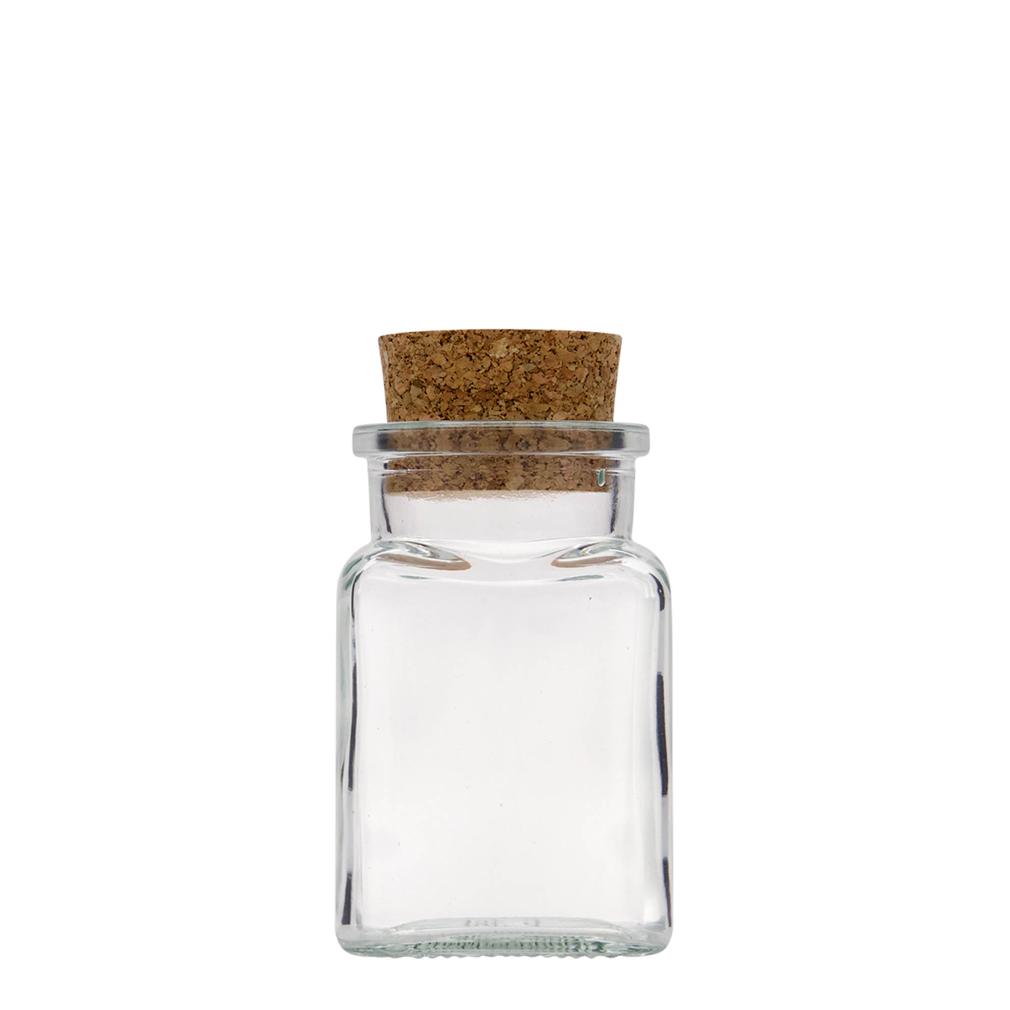 150 ml korķa stikls, kvadrātveida, atvere: korķis 150 ml korķa stikls, kvadrātveida, atvere: korķis