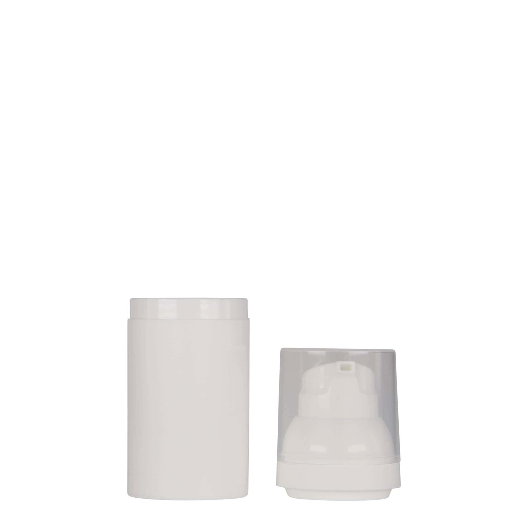 30 ml gaisa necaurlaidīgs dozators 'Mezzo', PP plastmasa, balts