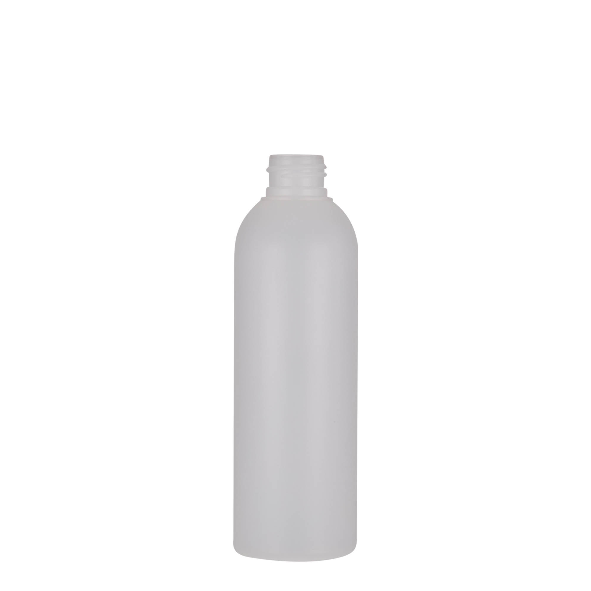 200 ml plastmasas pudele 'Tuffy', HDPE, dabīga, atvere: 24/410