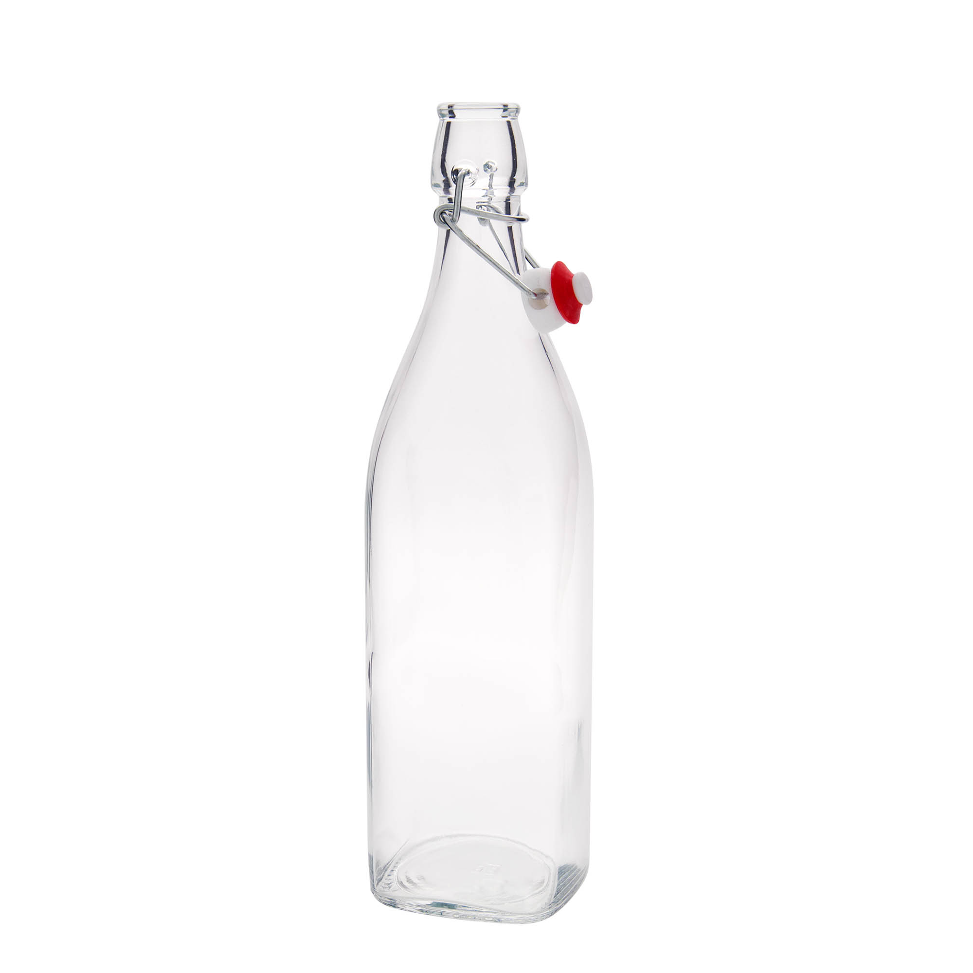 1.000 ml stikla pudele 'Swing, kvadrātveida, atvere: aizsprieda aizvērējs