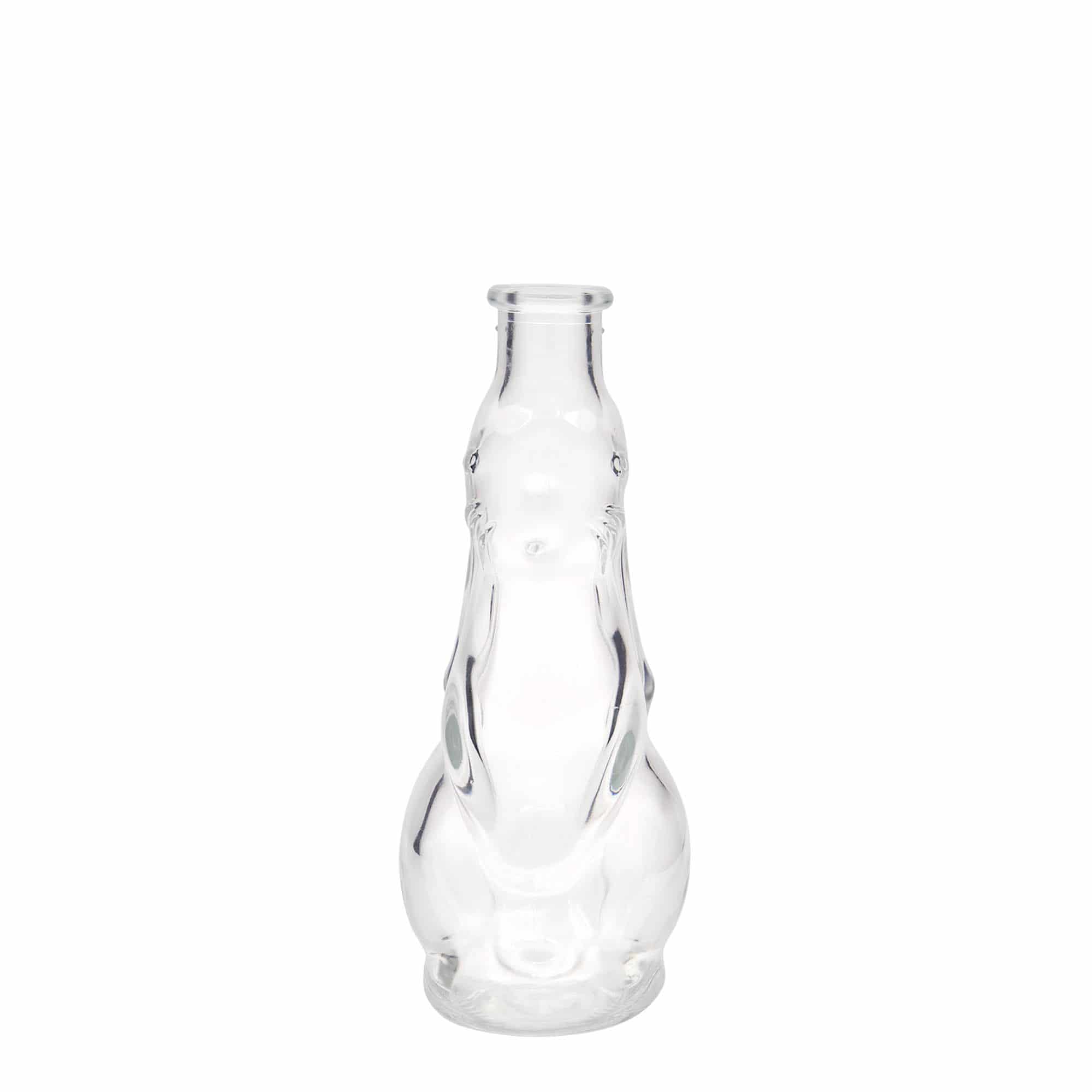 200 ml stikla pudele 'Zaķis', atvere: korķis