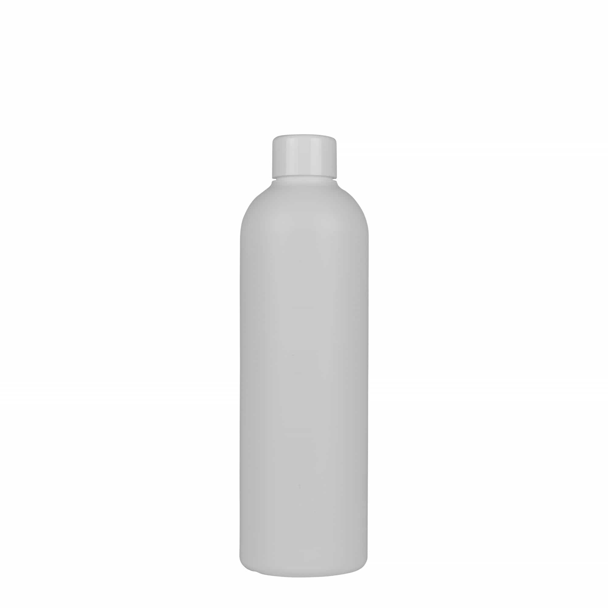 300 ml plastmasas pudele 'Tuffy', HDPE, balta, atvere: 24/410