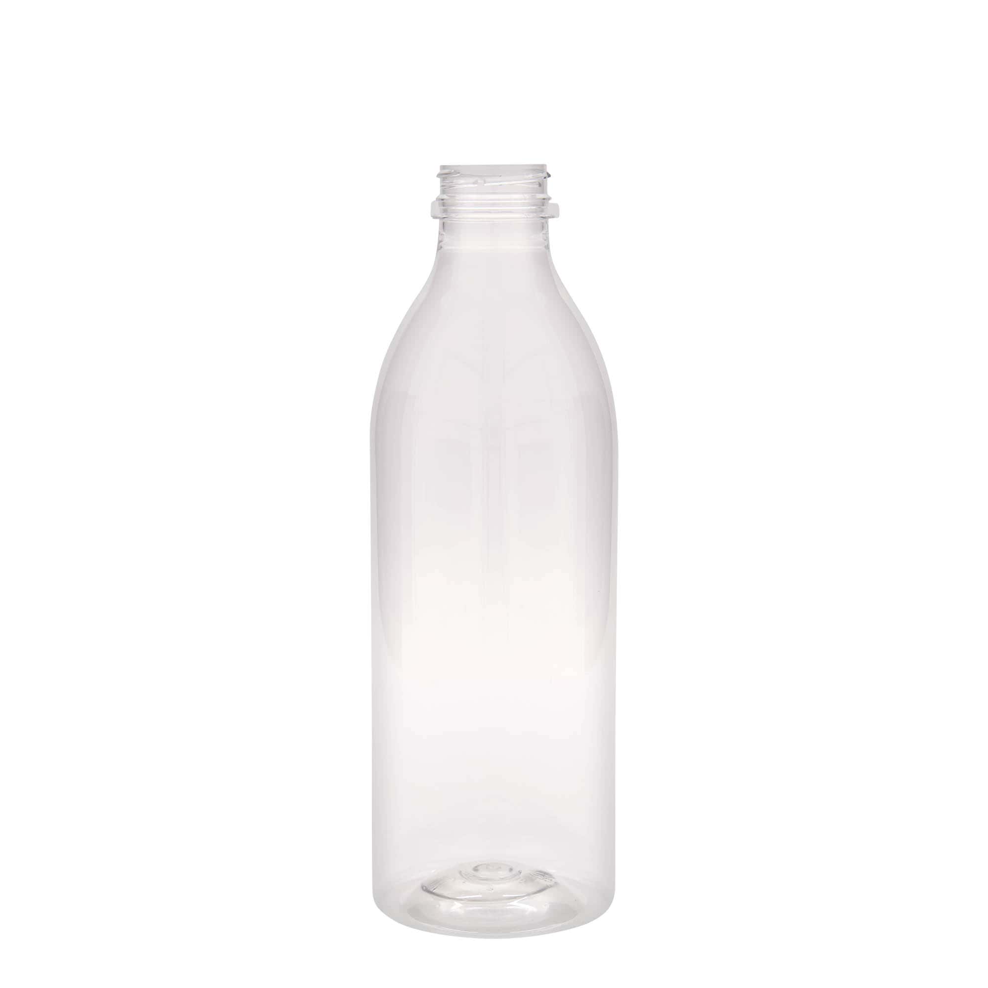 1.000 ml PET pudele standarta, plastmasa, atvere: 38 mm