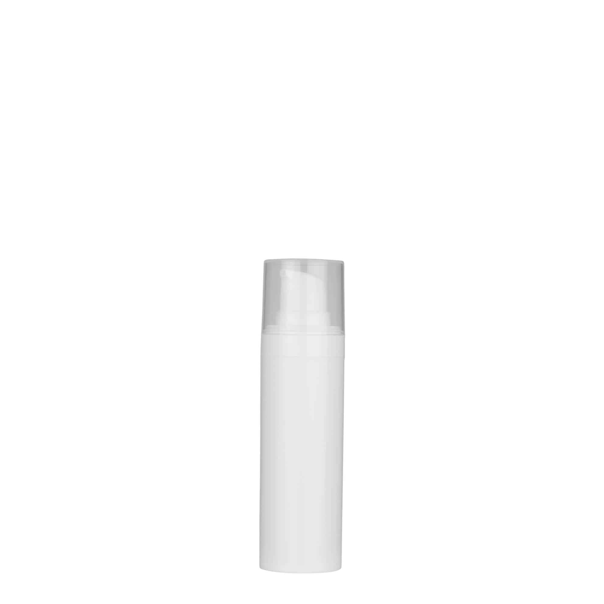 30 ml bezgaisa dozators 'Micro', PP plastmasa, balts